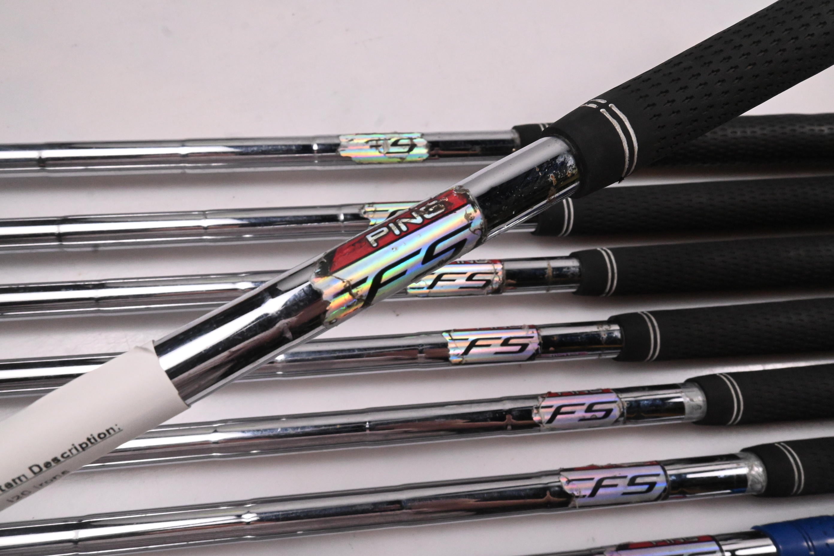 Ping i20 Irons / 3-PW / Blue Dot / Stiff Flex Steel Shafts