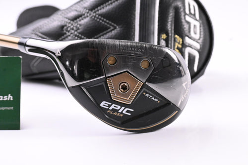 Left Hand Callaway Epic Flash Star #4 Hybrid / 20 Degree / Regular Flex ATTAS 50