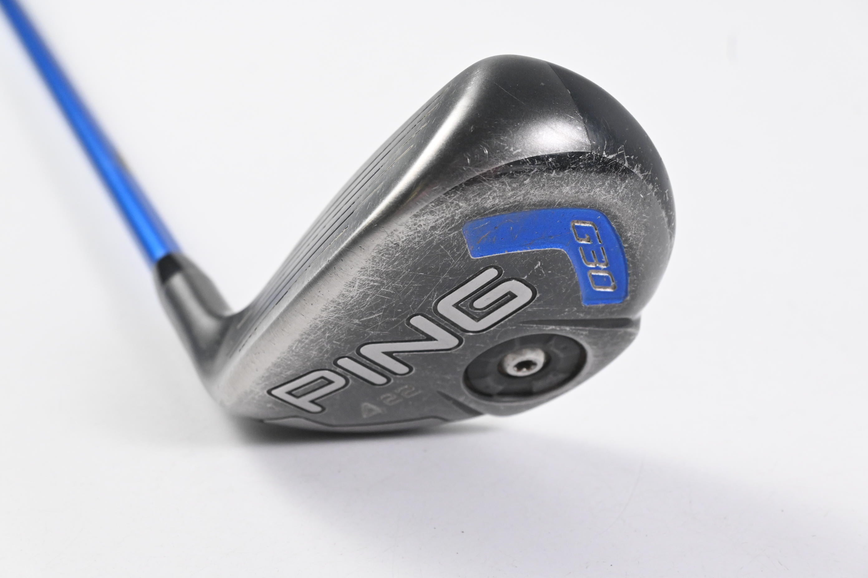 Left Hand Ping G30 #4 Hybrid / 22 Degree / Senior Flex Ping TFC 419 Shaft