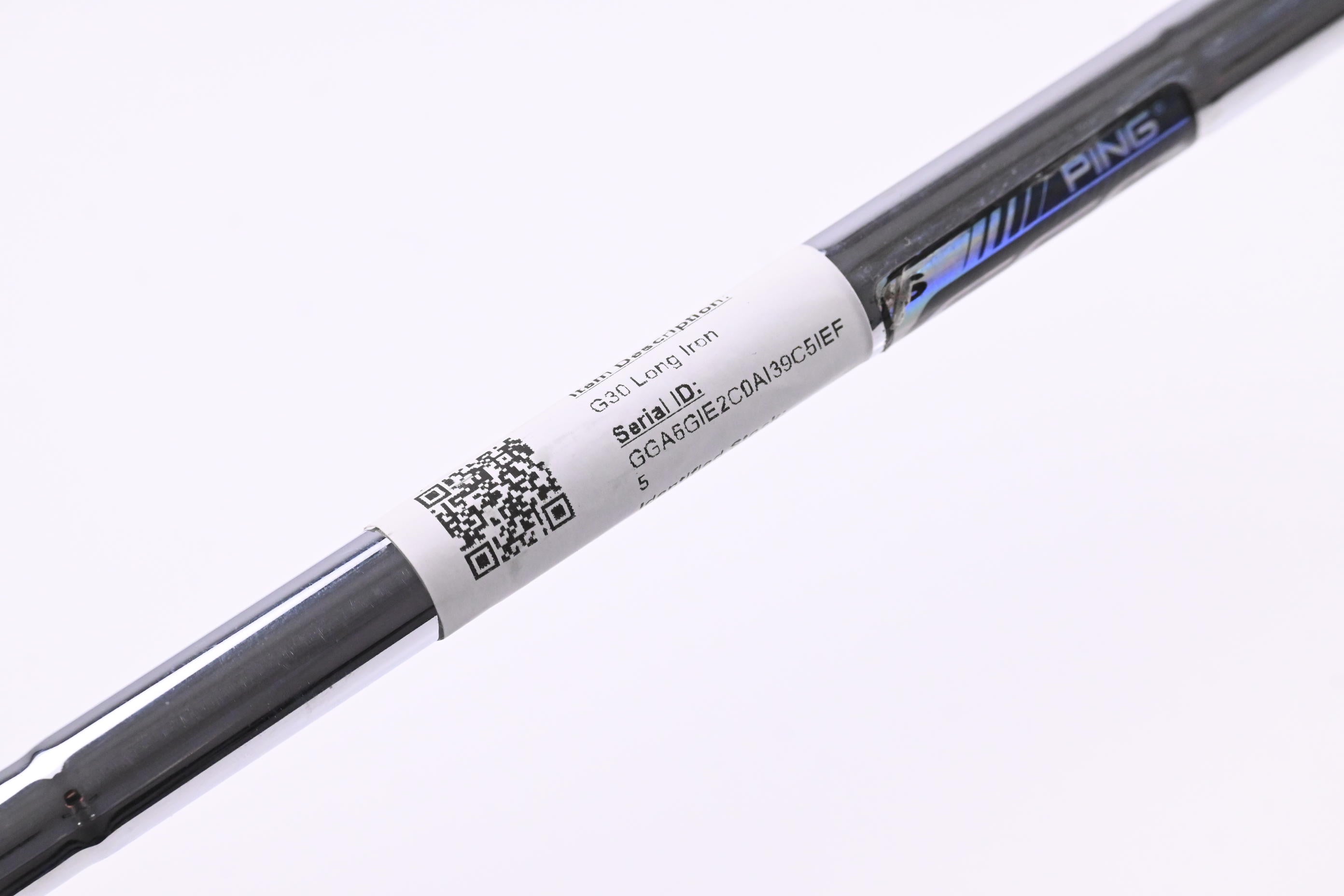 Ping G30 #4 Iron / 21 Degree / White Dot / Stiff Flex Ping CFS Distance Shaft