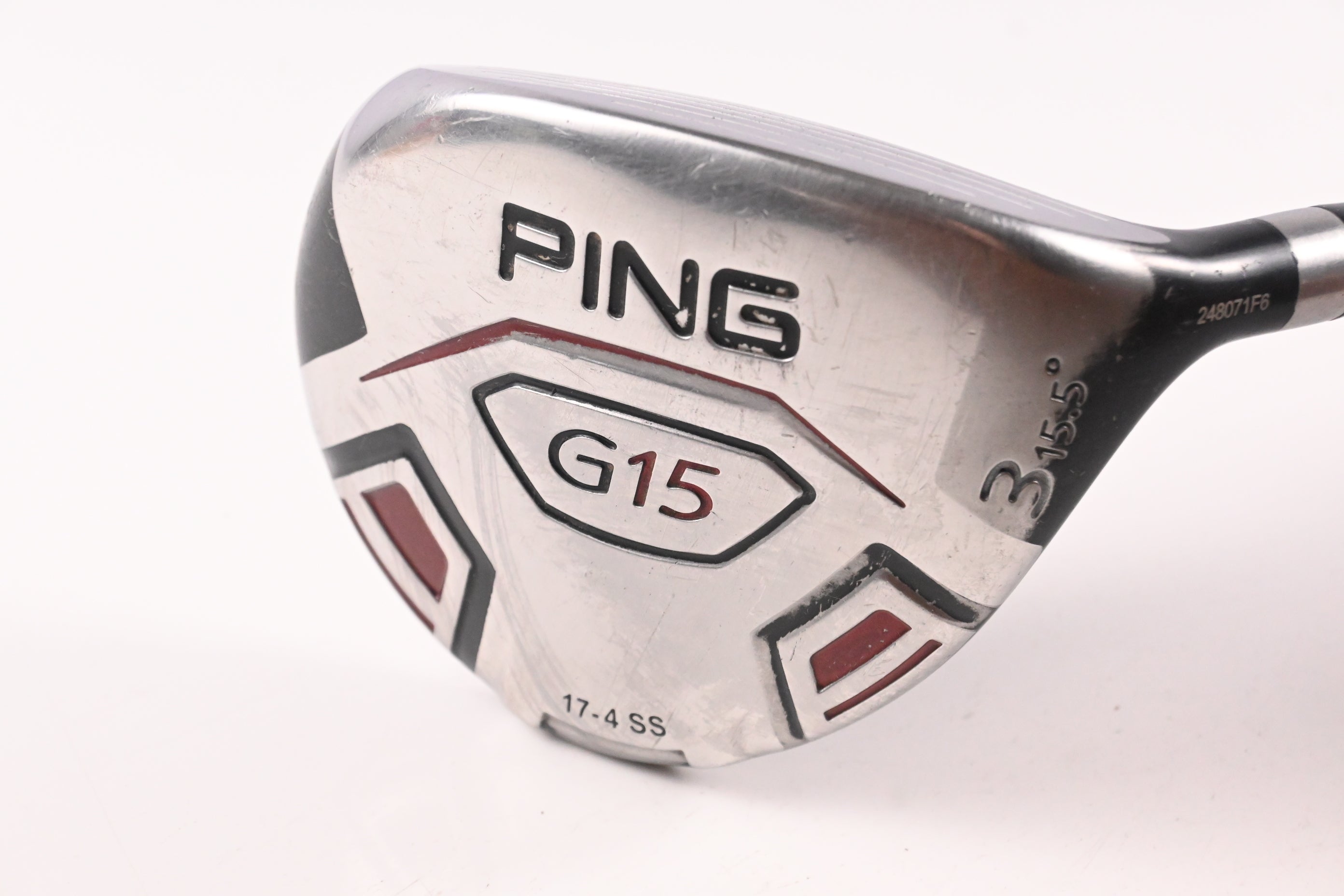 Ping G15 #3 Wood / 15.5 Degree / Regular Flex Aldila Serrano 75 Shaft
