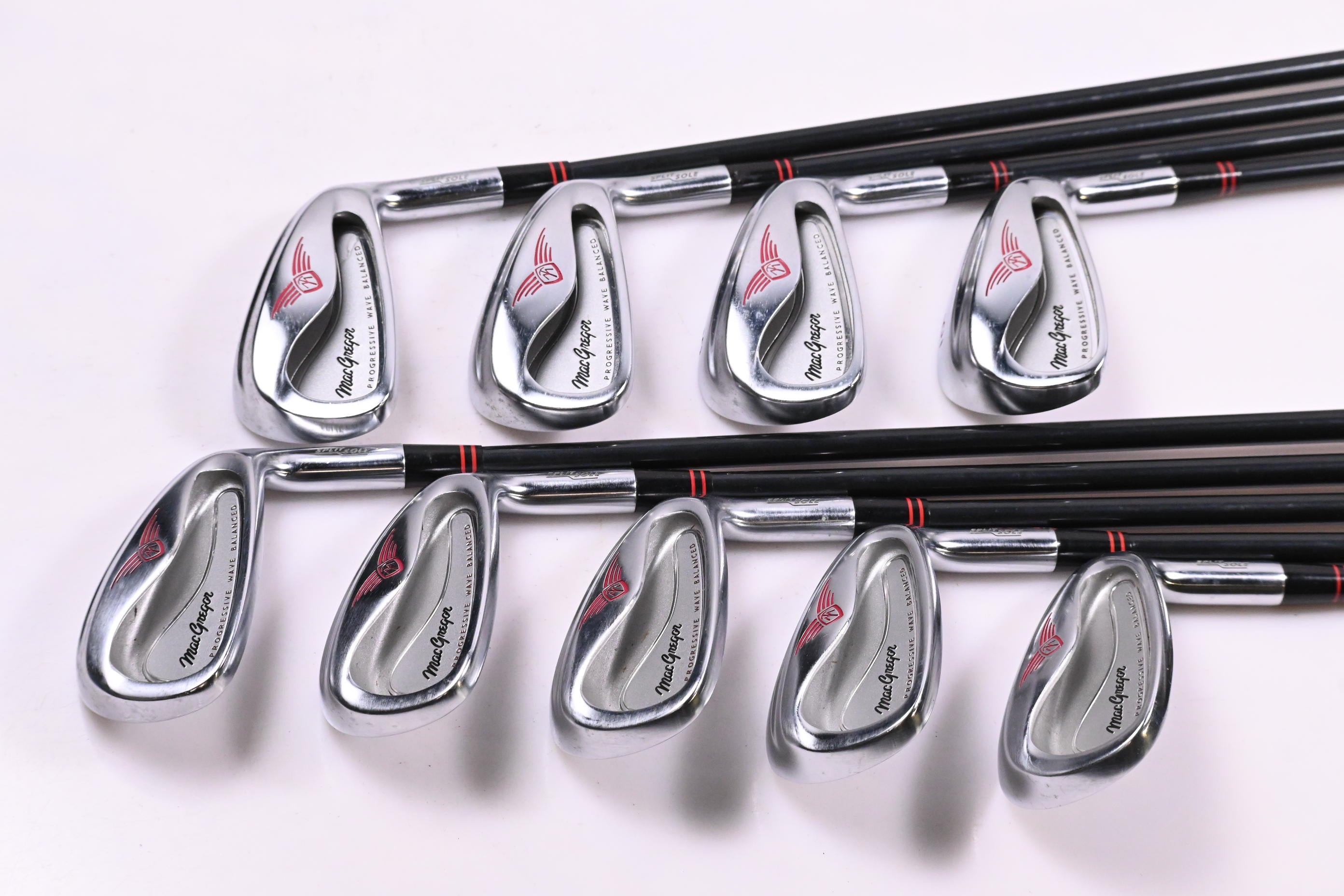 MacGregor M565 V-Foil Irons / 3-PW+SW / Regular Flex MacGregor Shafts