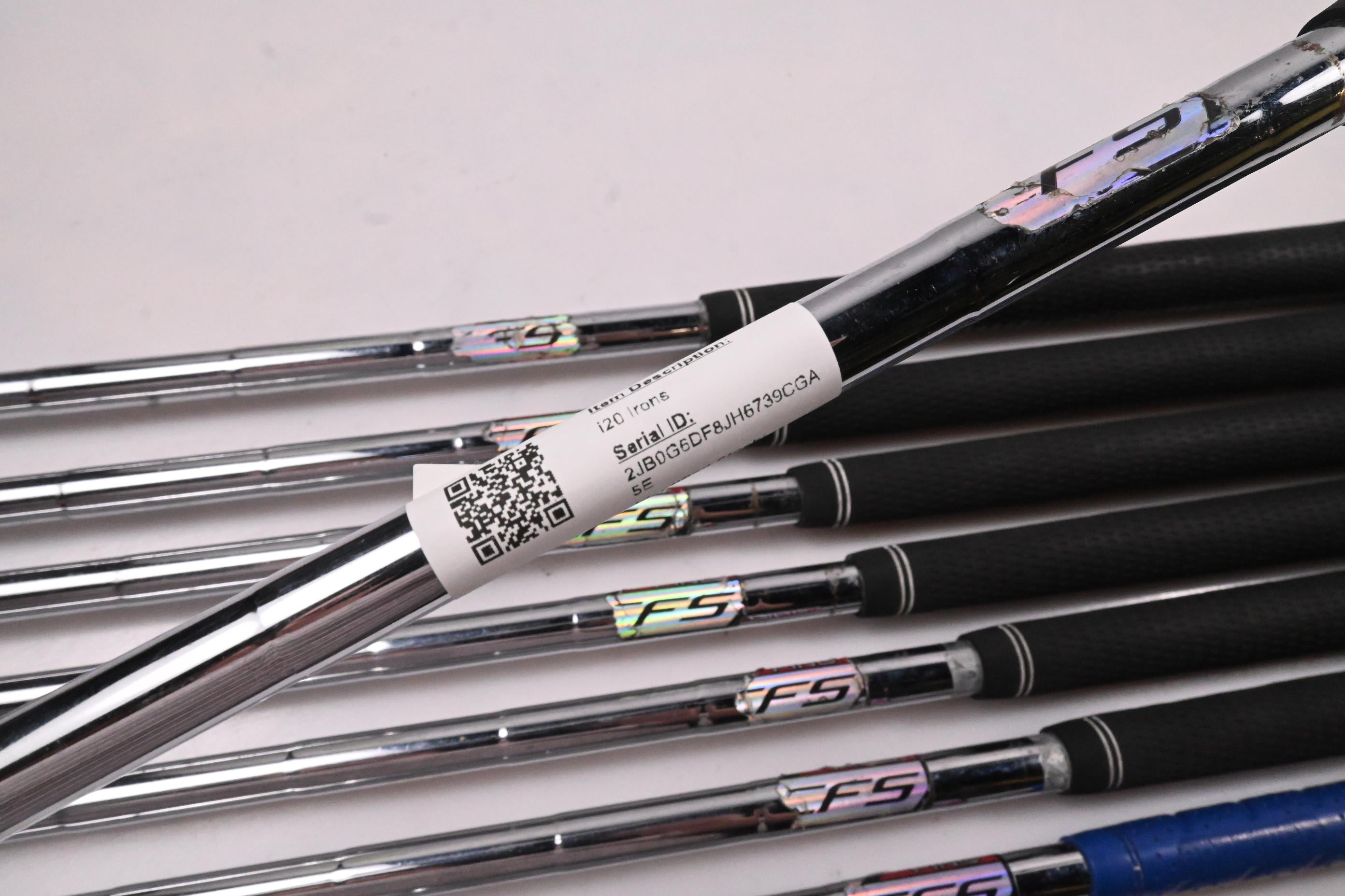 Ping i20 Irons / 3-PW / Blue Dot / Stiff Flex Steel Shafts