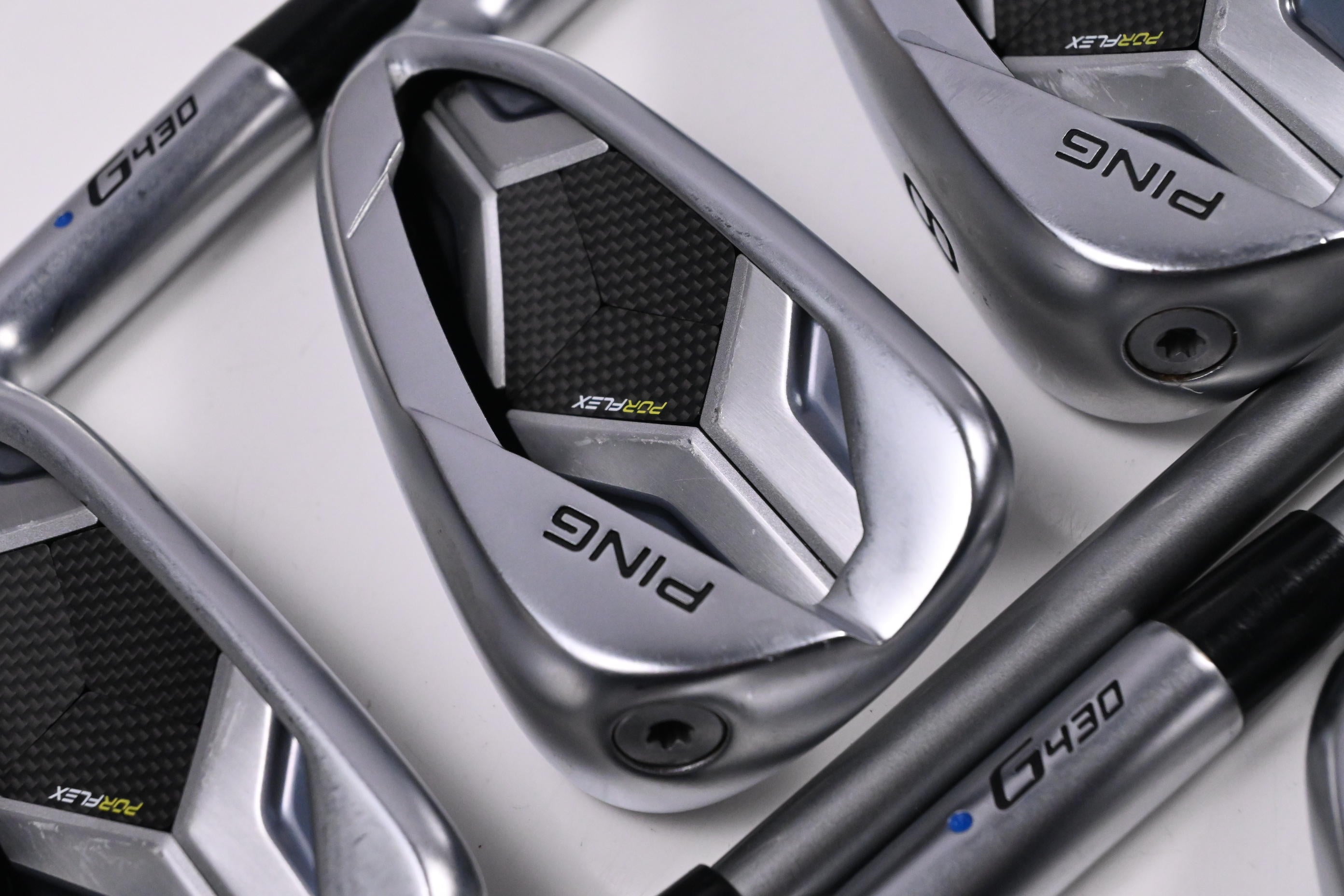 Ping G430 Irons / 6-PW+45°+54° / Blue Dot / Senior Flex Ping Alta Quick 45