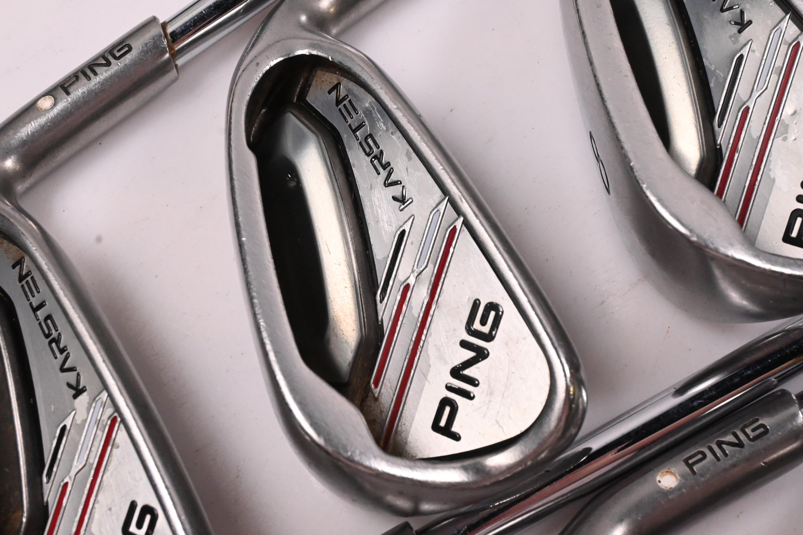 Ping Karsten 2014 Irons / 6-PW+SW / White Dot / Regular Flex Ping CFS Distance
