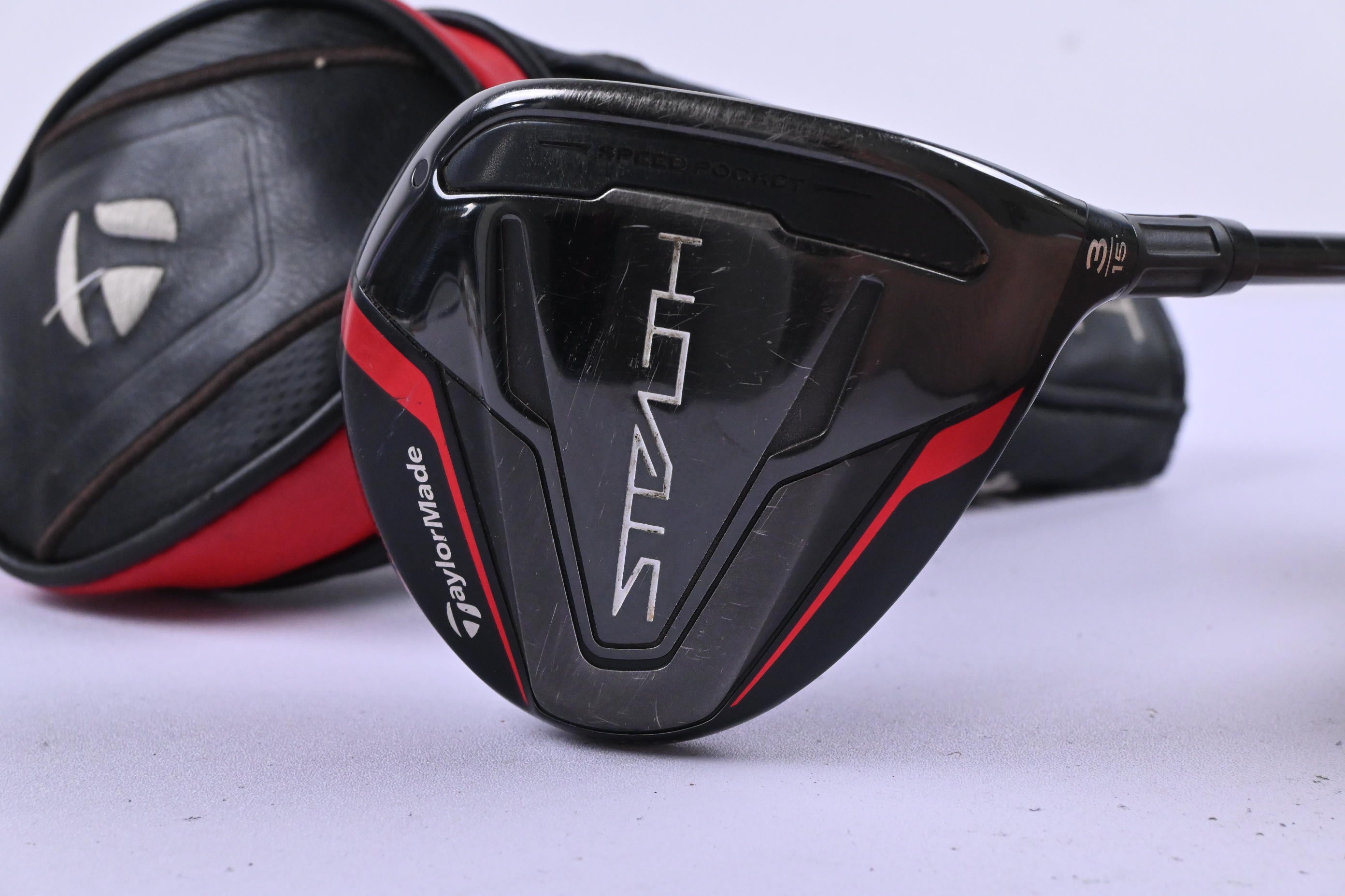 Taylormade Stealth #3 Wood / 15 Degree / Regular Flex HZRDUS Smoke Red RDX 65