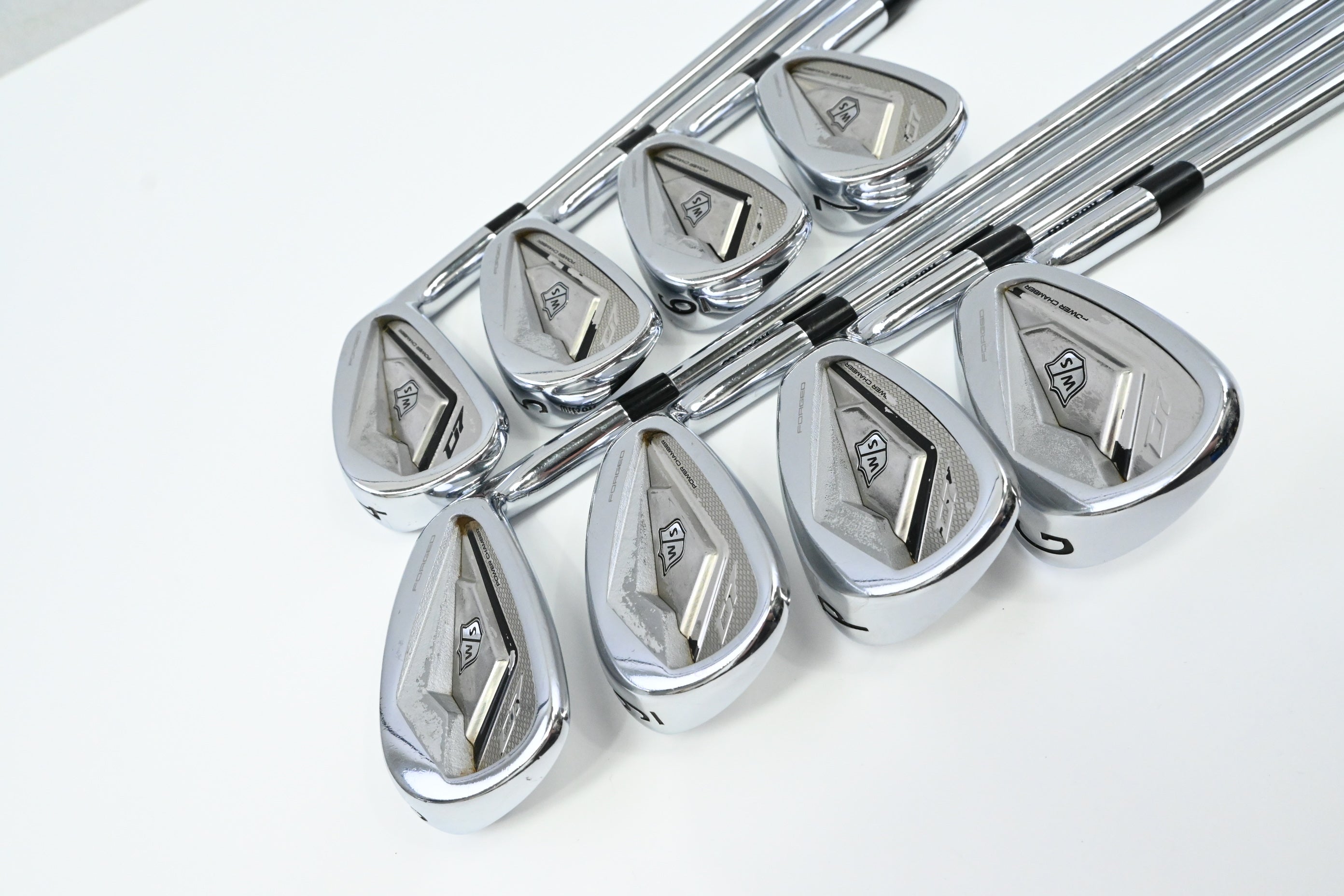 Wilson D7 Forged Irons / 4-PW+GW / Regular Flex KBS $-Taper Lite 95 Shafts