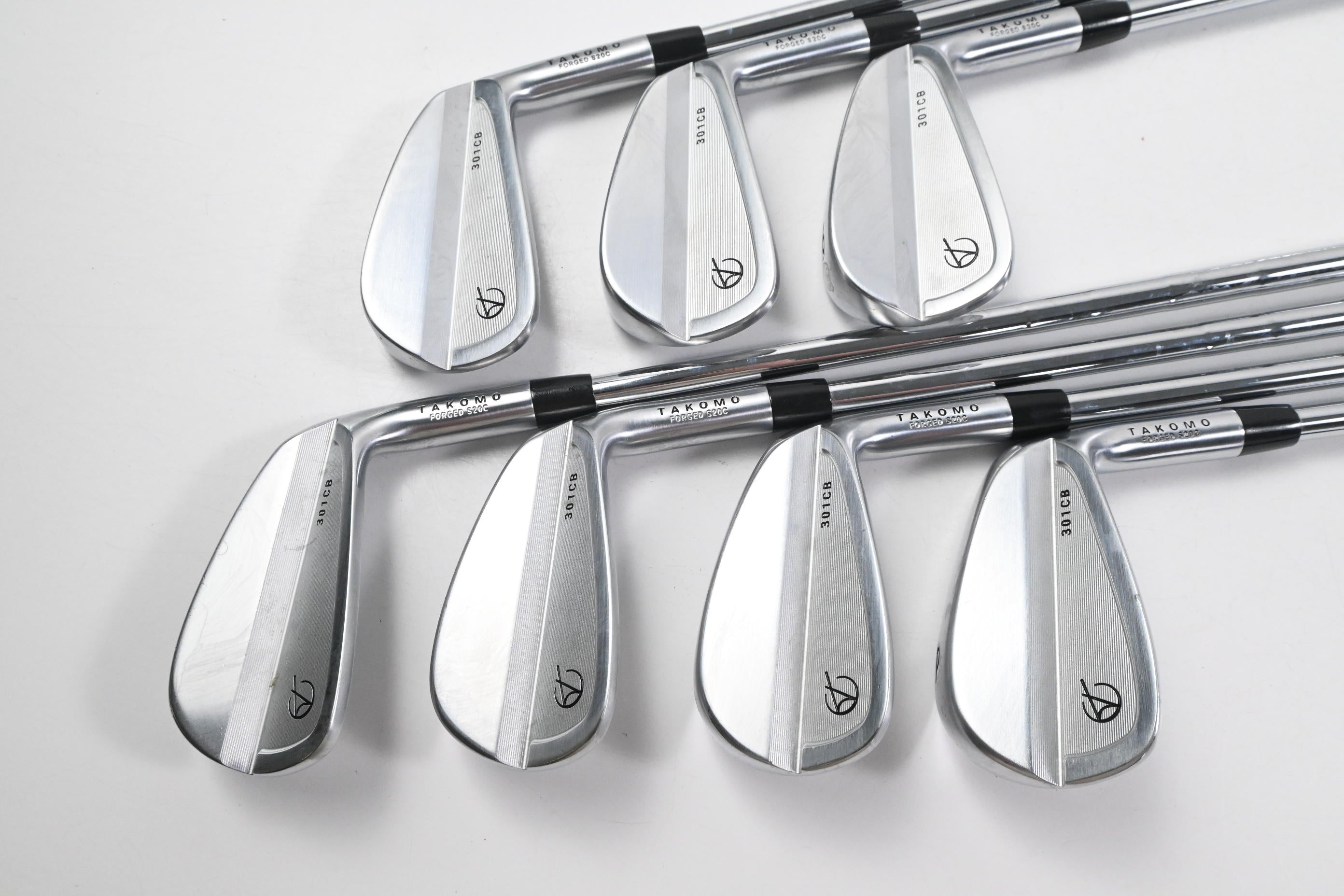 Takomo 301 Irons / 4-PW / Stiff Flex KBS Tour 120 Shafts
