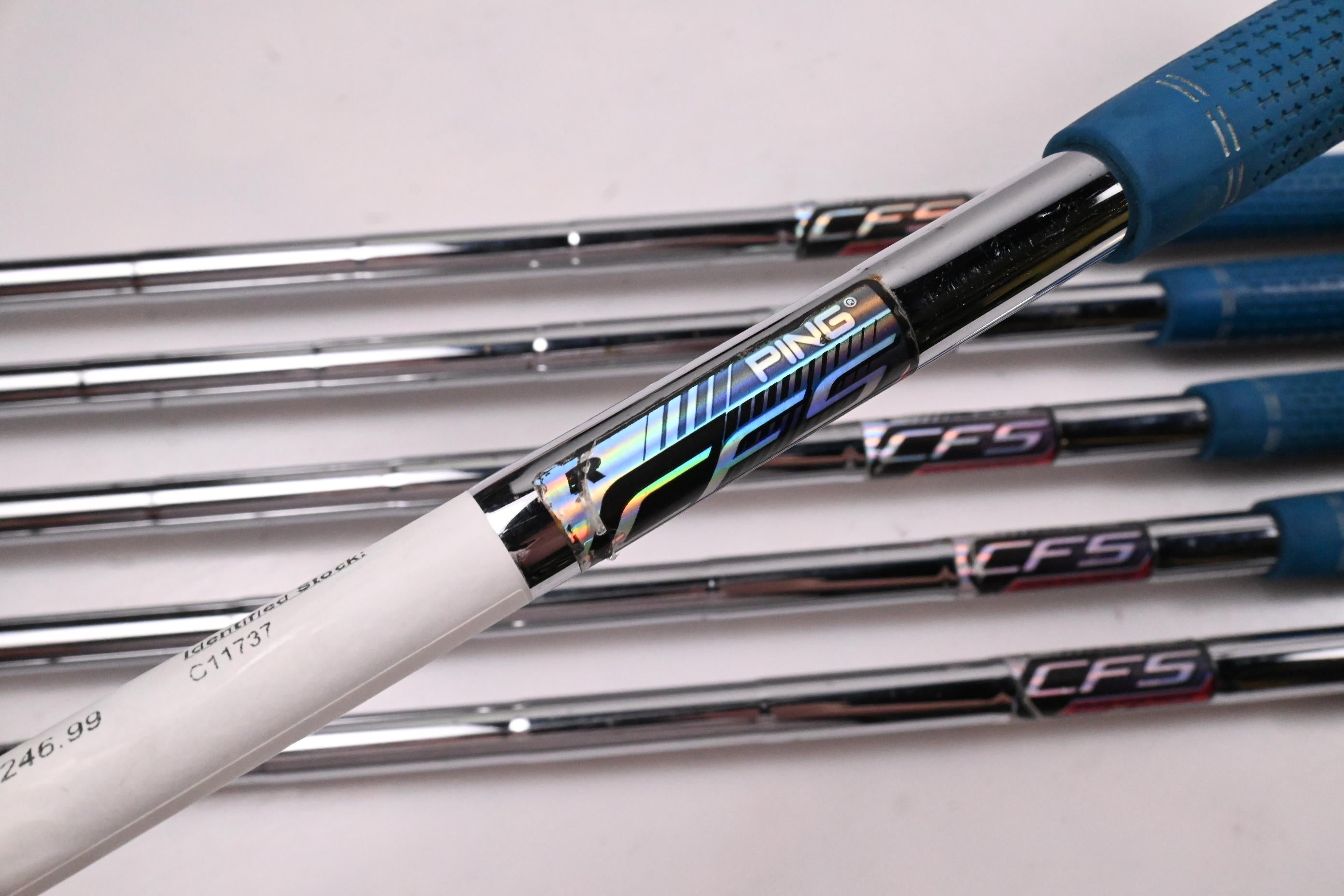 Ping Karsten 2014 Irons / 6-PW+SW / White Dot / Regular Flex Ping CFS Distance