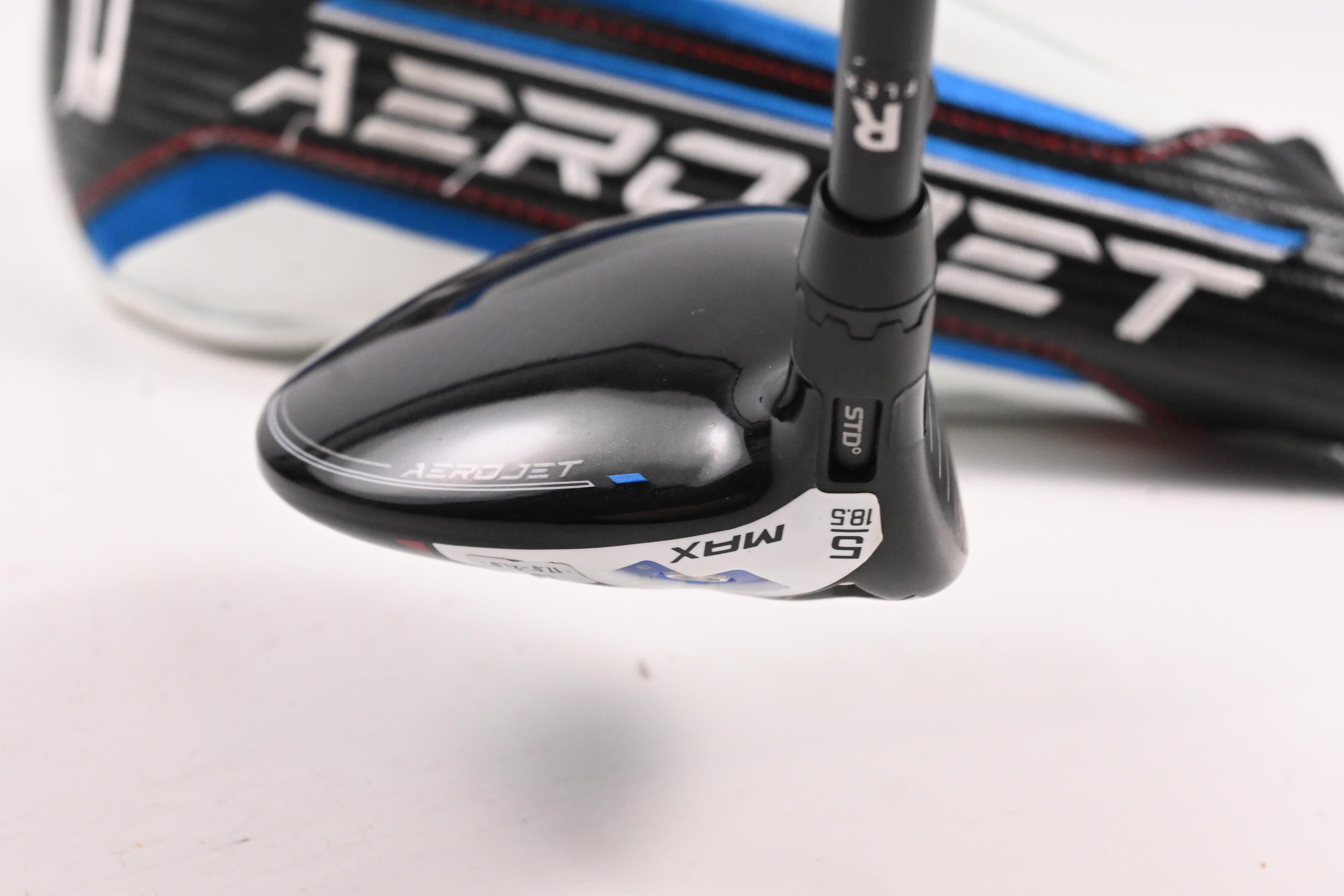 Left Hand Cobra Aerojet Max #5 Wood / 18.5 Degree / Regular Flex UST Helium Nanocore 5