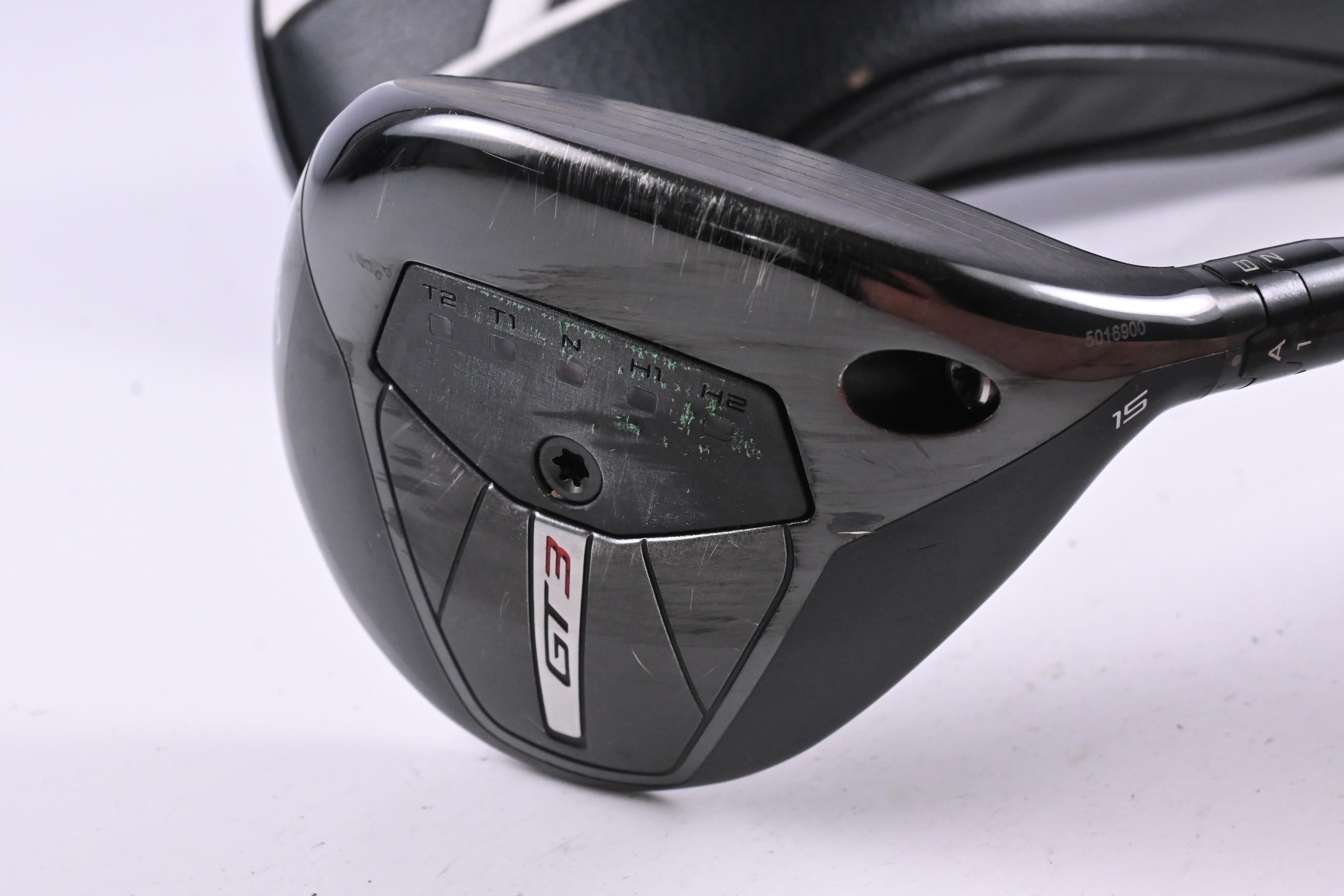 Titleist GT3 #3 Wood / 15 Degree / Stiff Flex Diamana Thump Flower Band 75 Shaft