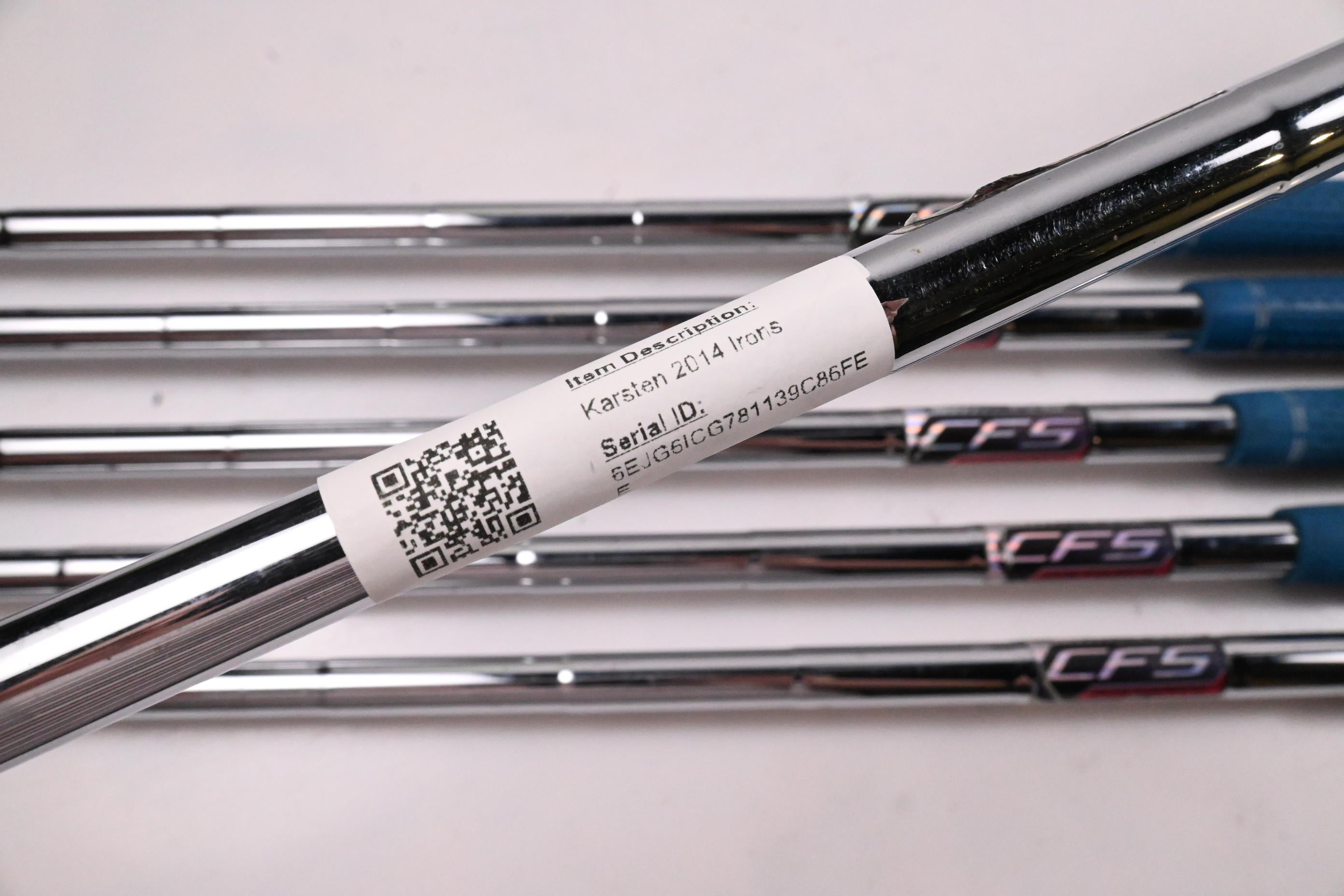 Ping Karsten 2014 Irons / 6-PW+SW / White Dot / Regular Flex Ping CFS Distance