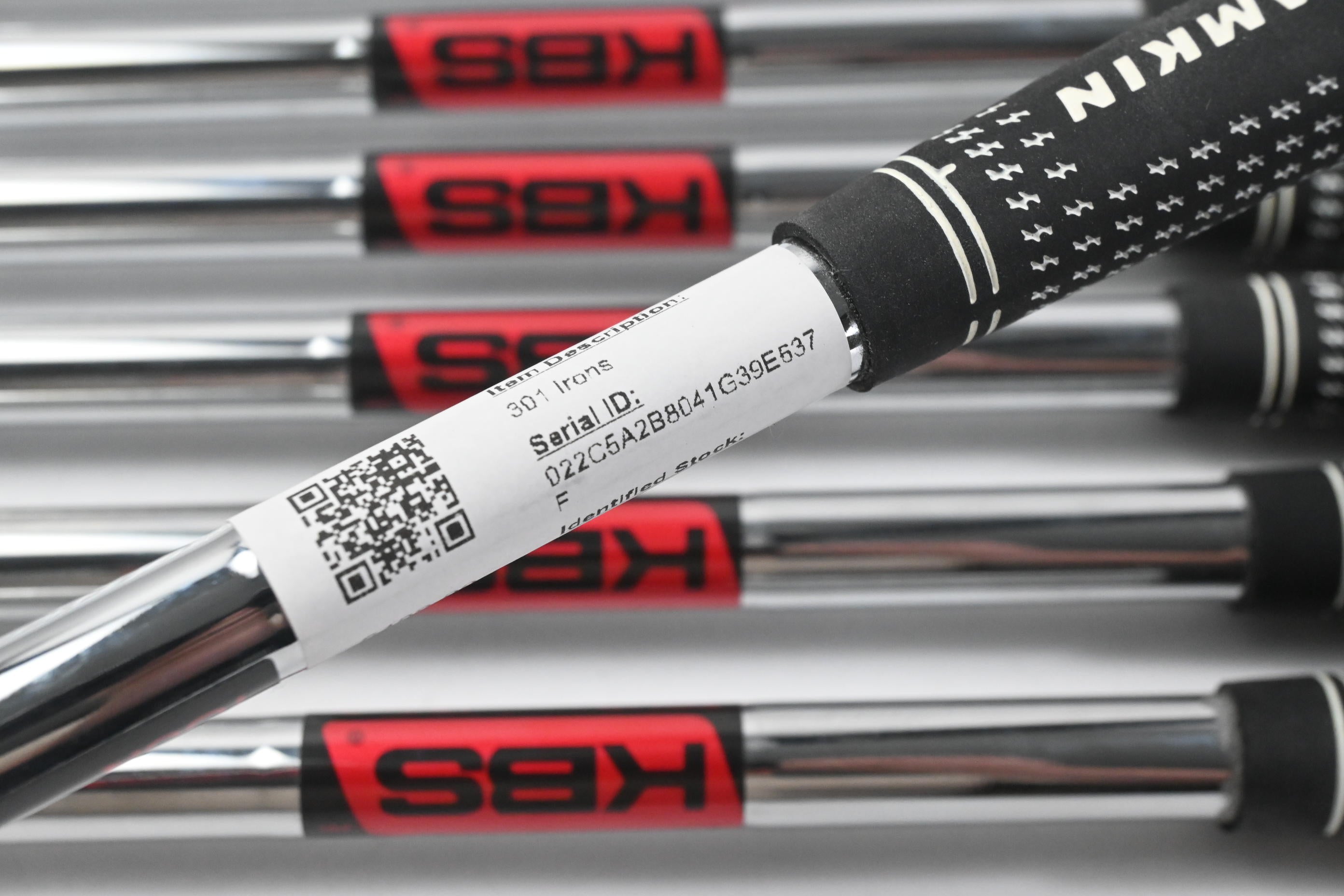 Takomo 301 Irons / 4-PW / Stiff Flex KBS Tour 120 Shafts