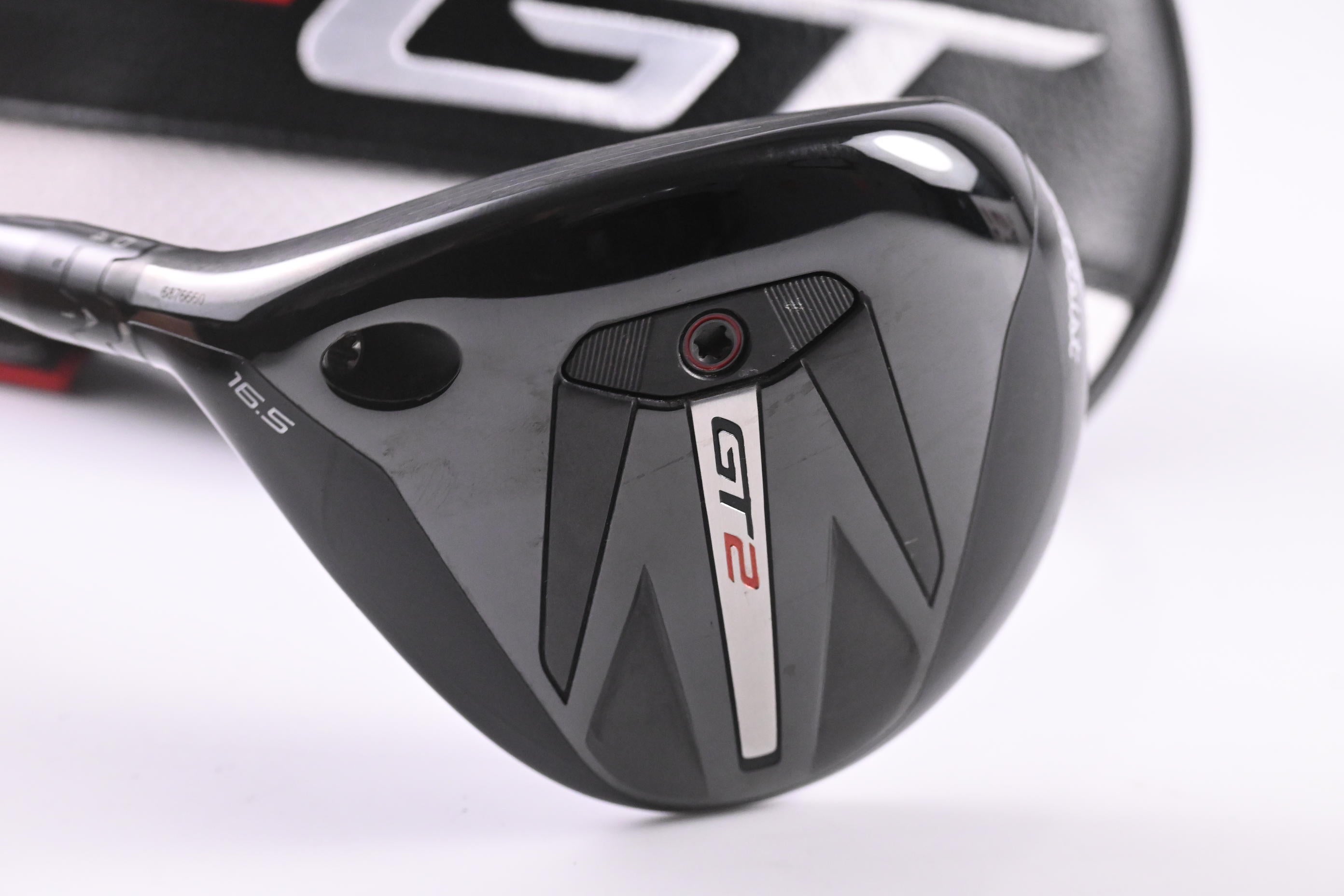Left Hand Titleist GT2 #3 Wood / 16.5 Degree / Stiff Flex HZRDUS Black 70 Shaft