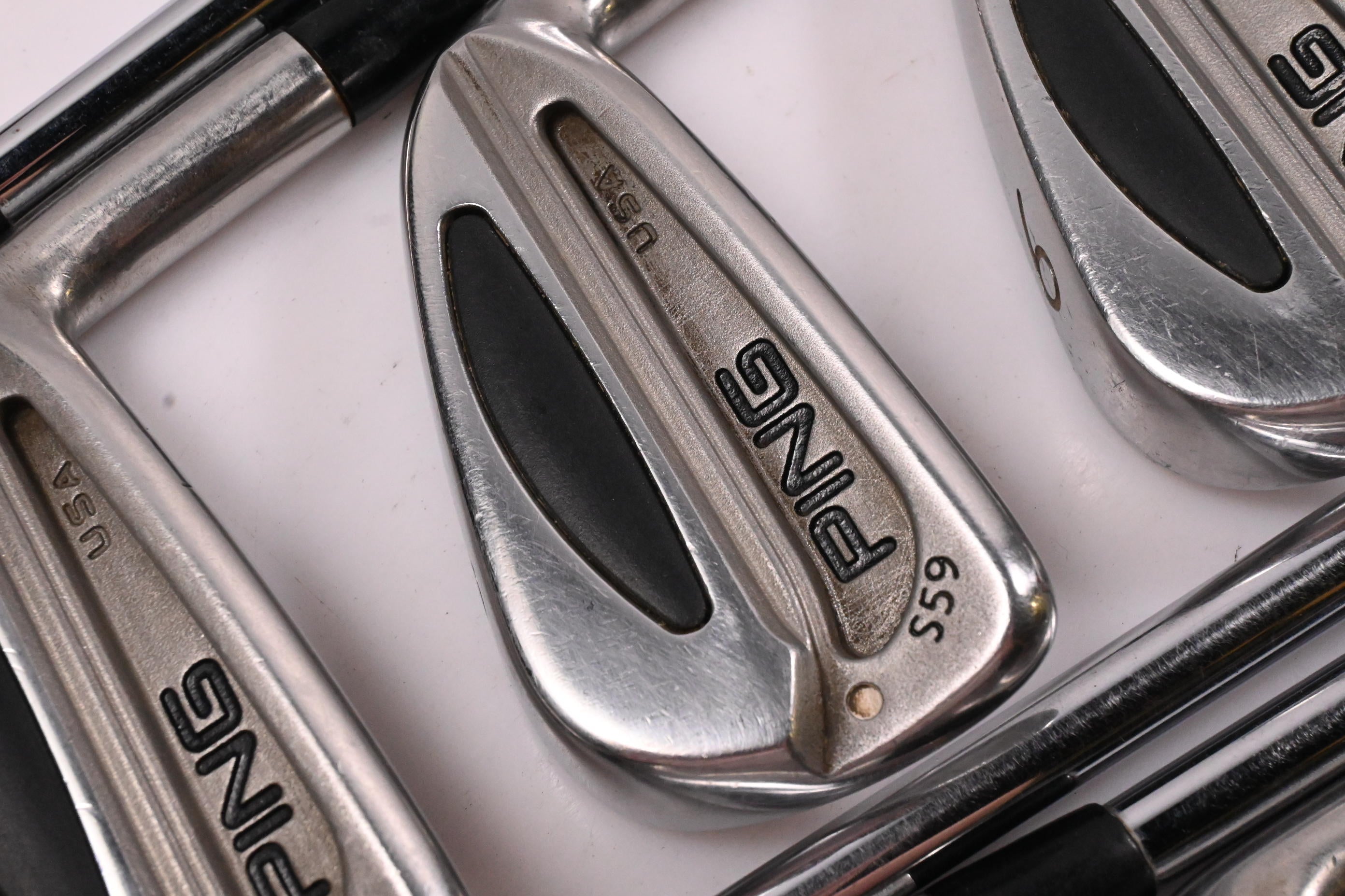 Ping S59 Irons / 3-PW / White Dot / Stiff Flex Ping Shafts