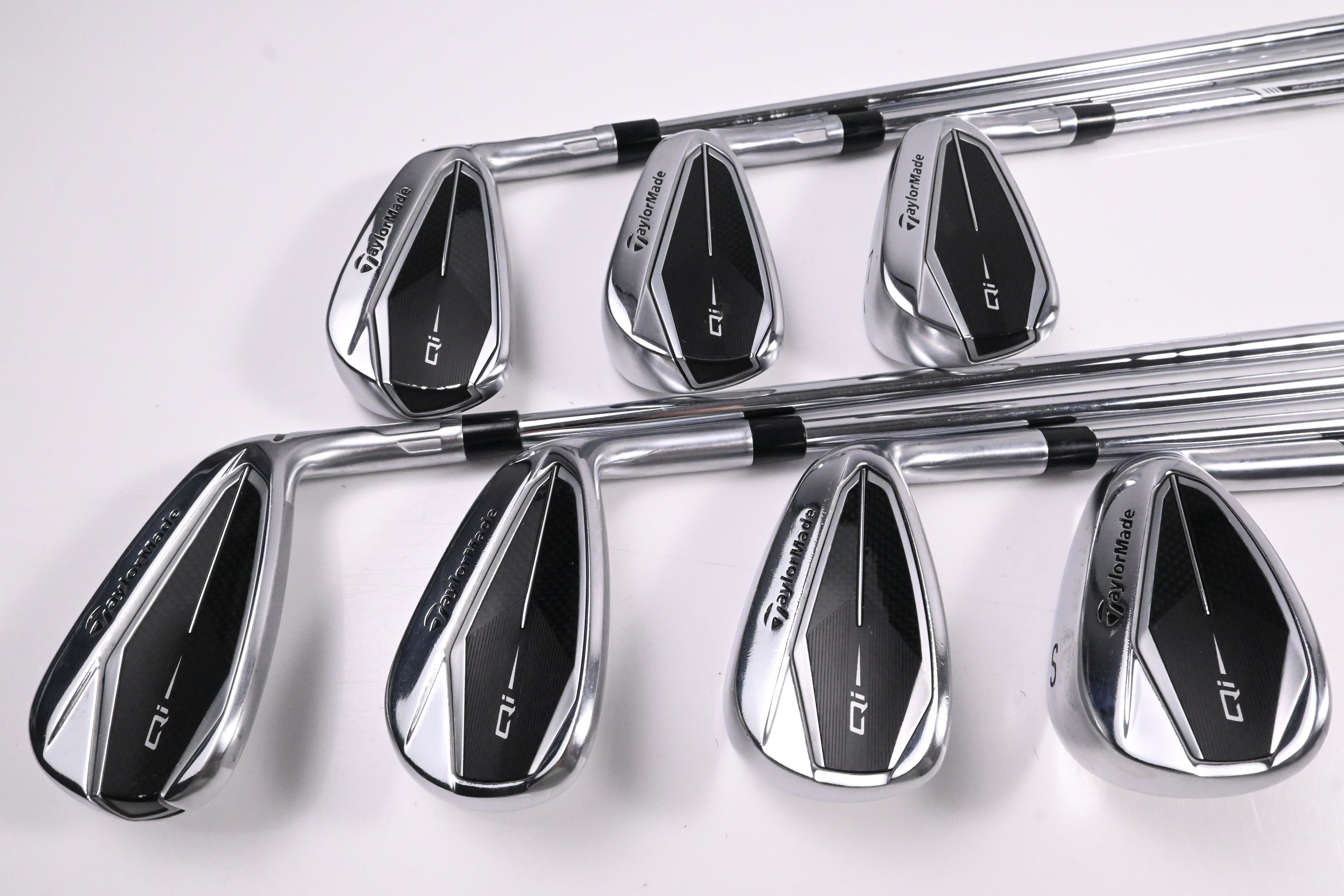 Taylormade Qi Irons / 5-PW+SW / Stiff Flex KBS MAX MT 85 Shafts