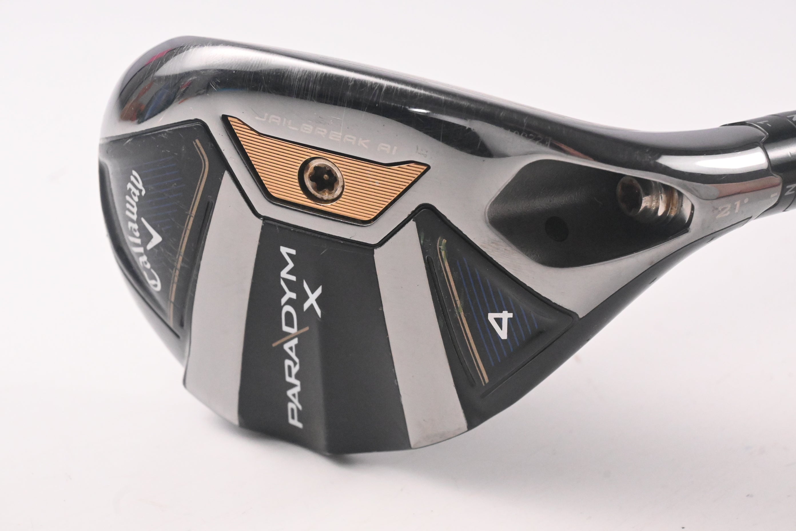 Callaway Paradym X #4 Hybrid / 21 Degree / Senior Flex Aldila Ascent PL 50 Shaft