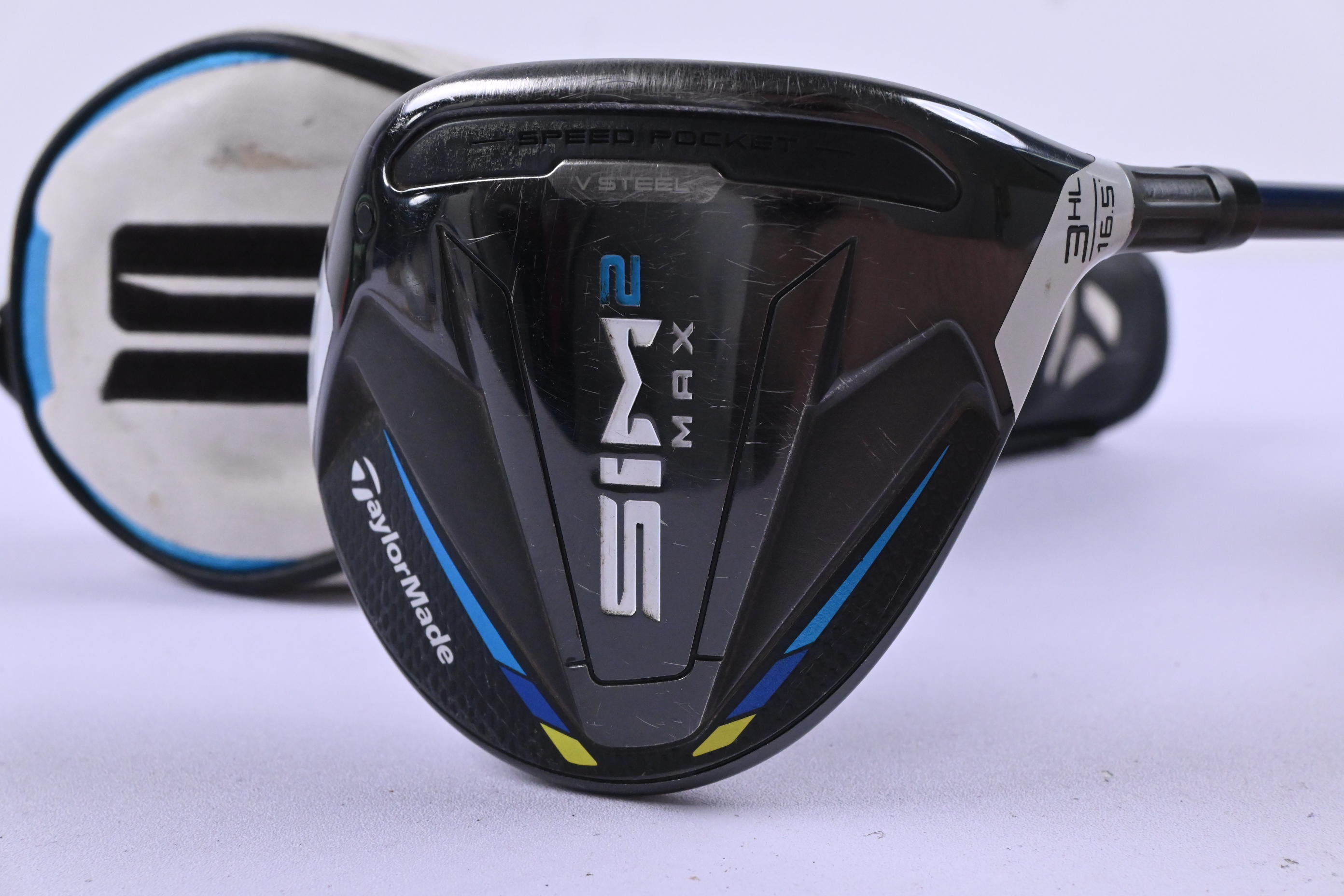 Taylormade SIM2 Max #3 Wood / 16.5 Degree / Stiff Flex Fujikura Ventus 6 Shaft