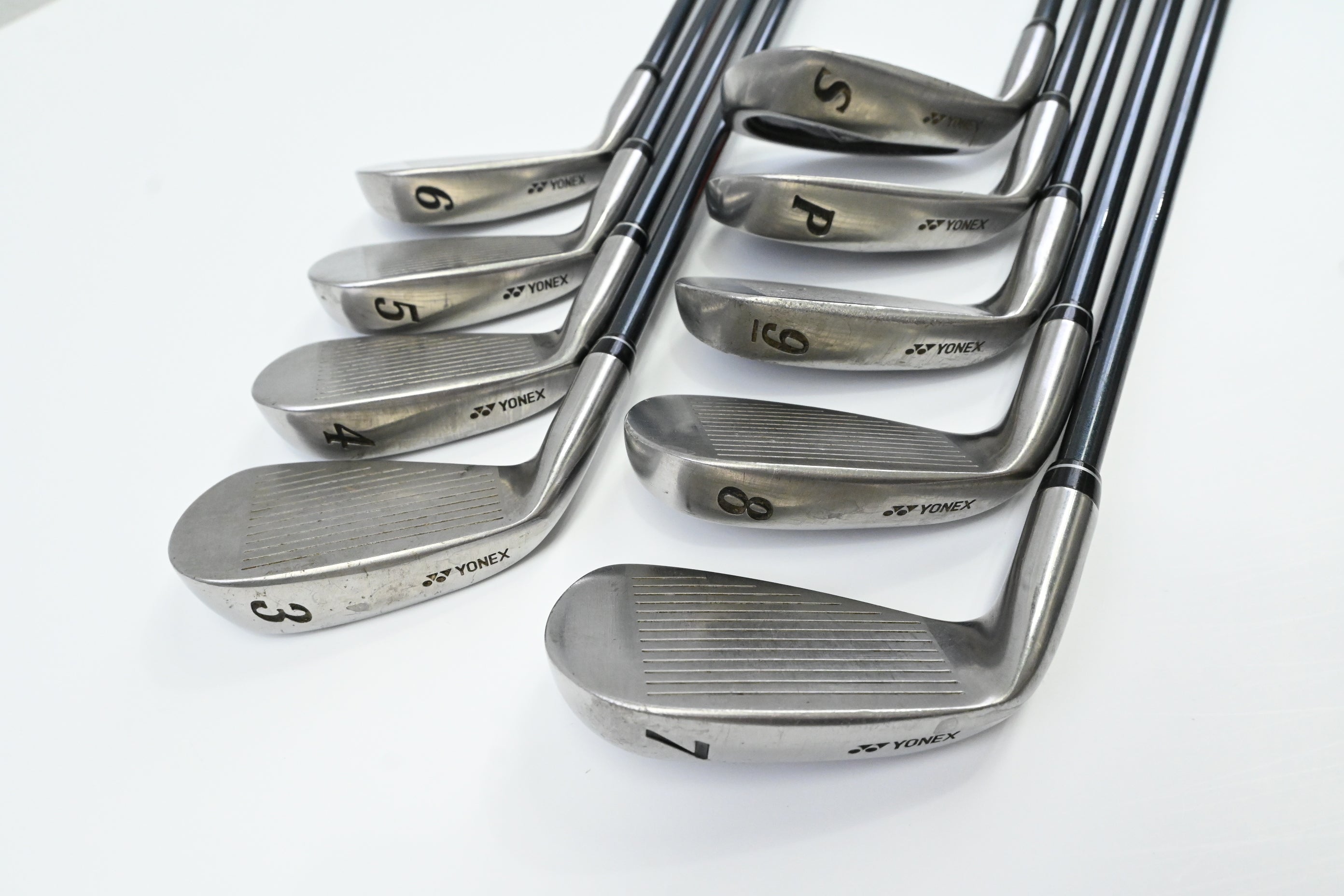 Yonex V-Mass 320 Irons / 3-PW+SW / Regular Flex Yonex UltimumTi 6 Shafts