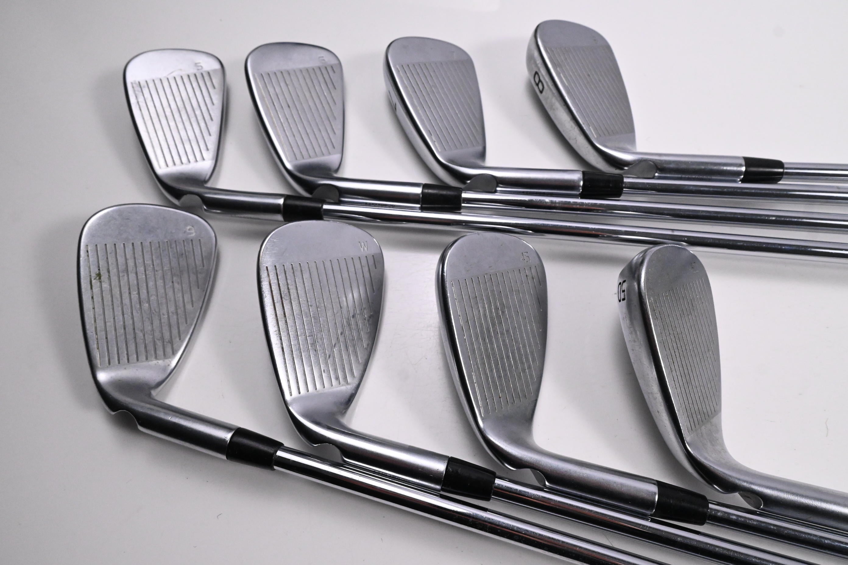 Ping G430 Irons / 5-PW+45°+50° / Black Dot / Regular Flex Elevate MPH 95 Shafts