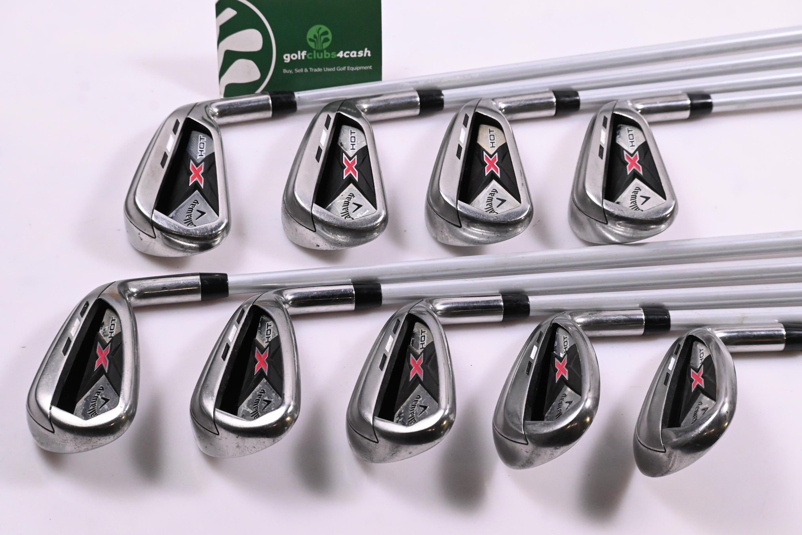 Callaway X Hot Irons / 4-PW+SW+LW / Regular Flex Callaway X Hot 75 Shafts