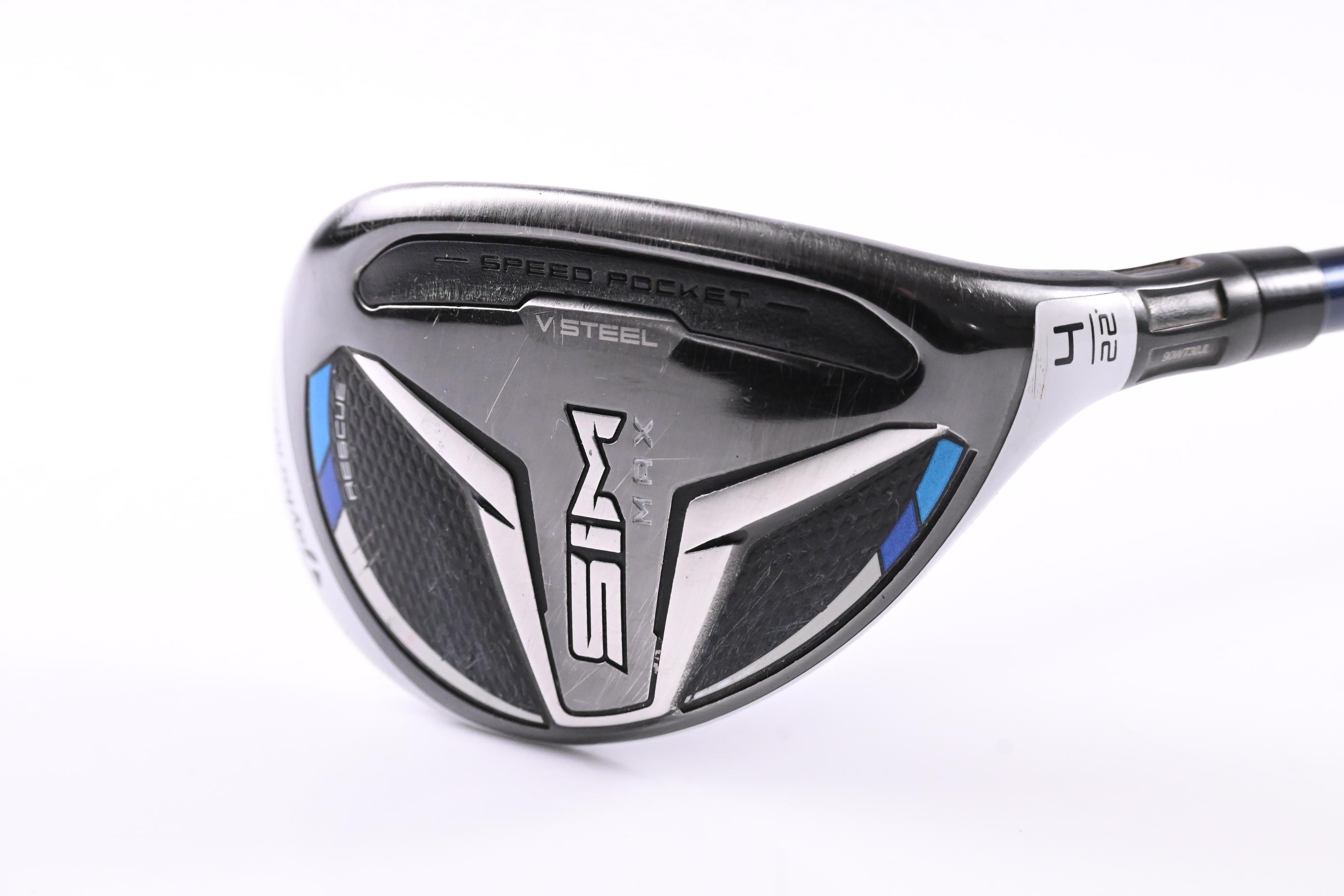 Taylormade SIM Max #4 Hybrid / 22 Degree / Stiff Flex Fujikura Ventus Blue 7