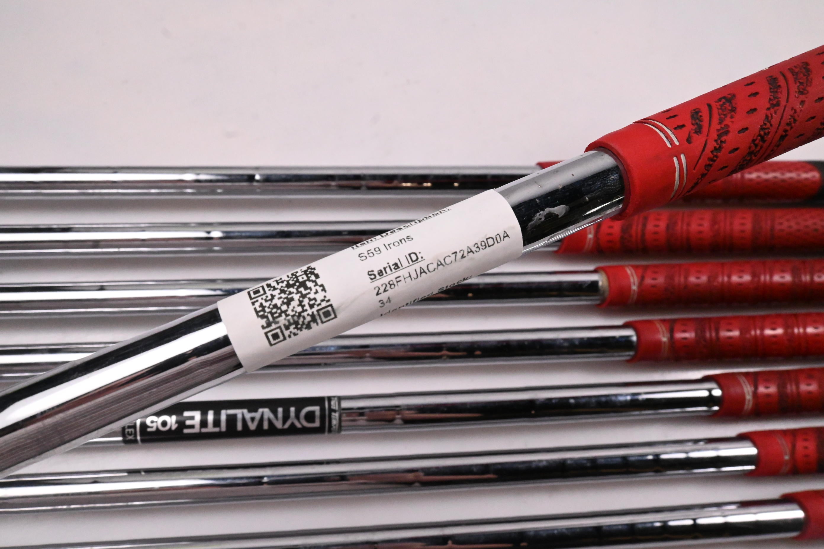 Ping S59 Irons / 3-PW / White Dot / Stiff Flex Ping Shafts