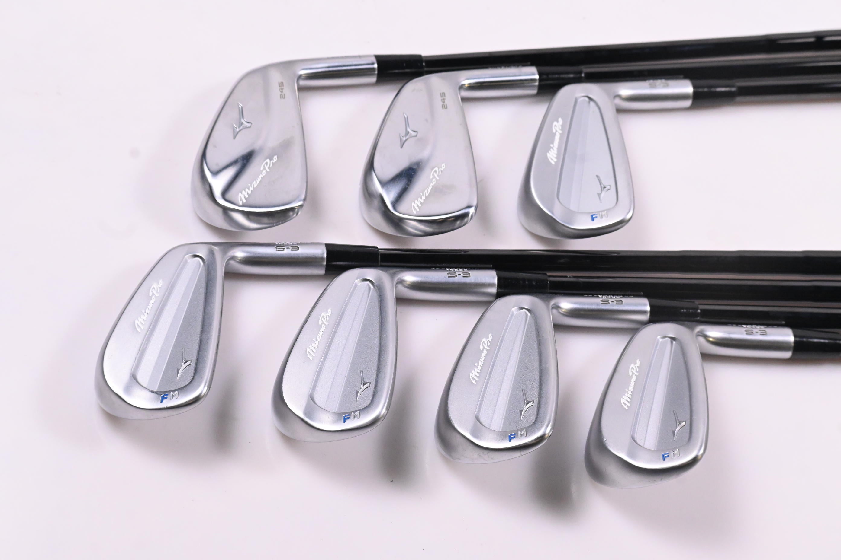 Mizuno Pro 245/S-3 Irons / 4-PW / X-Flex KBS VTen 120 Shafts