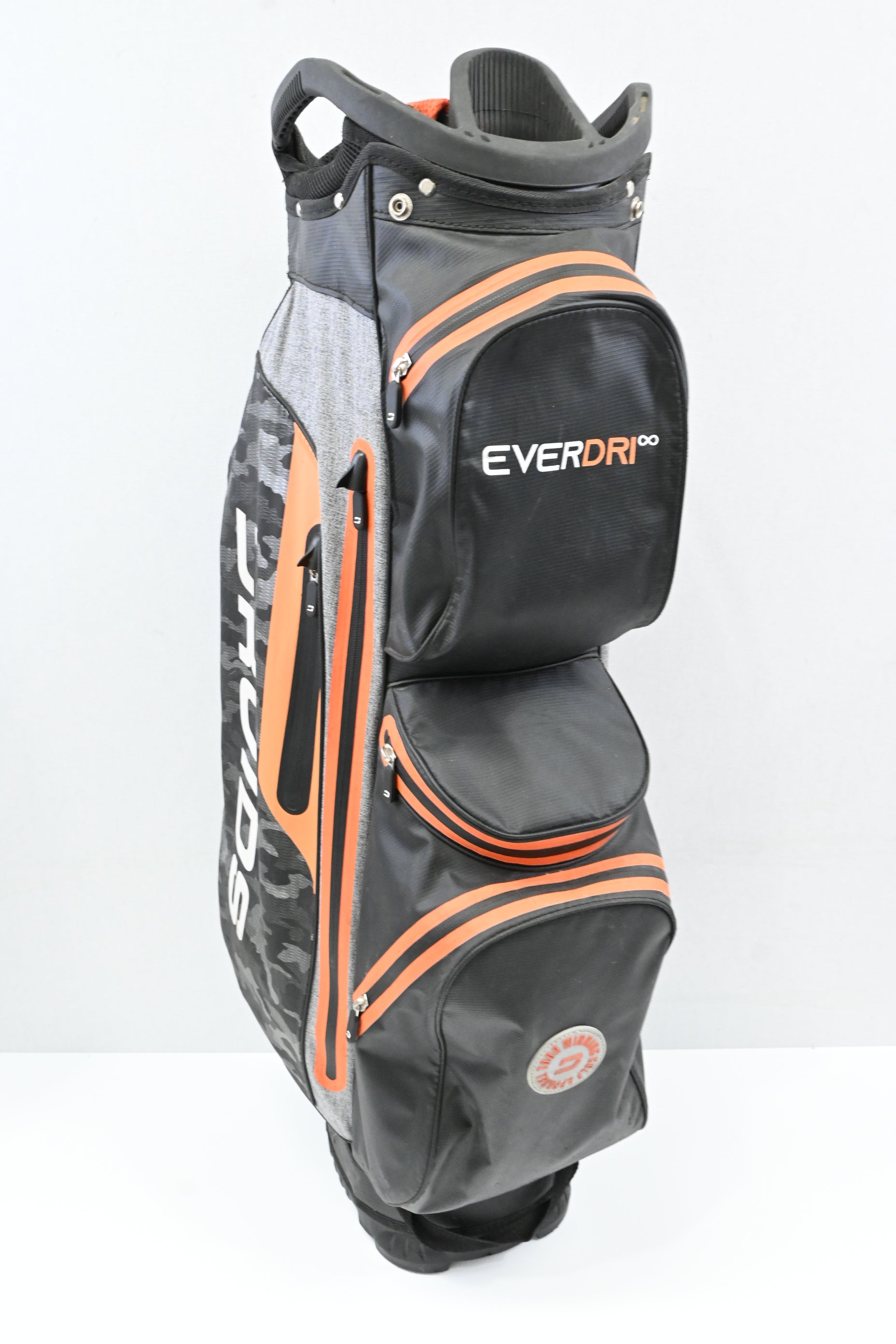 Druids EverDri Cart Bag / 14-Way / Black, Orange