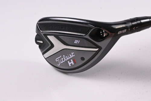 Titleist 818 H1 #3 Hybrid / 21 Degree / Regular Flex Evenflow Blue 85 Shaft