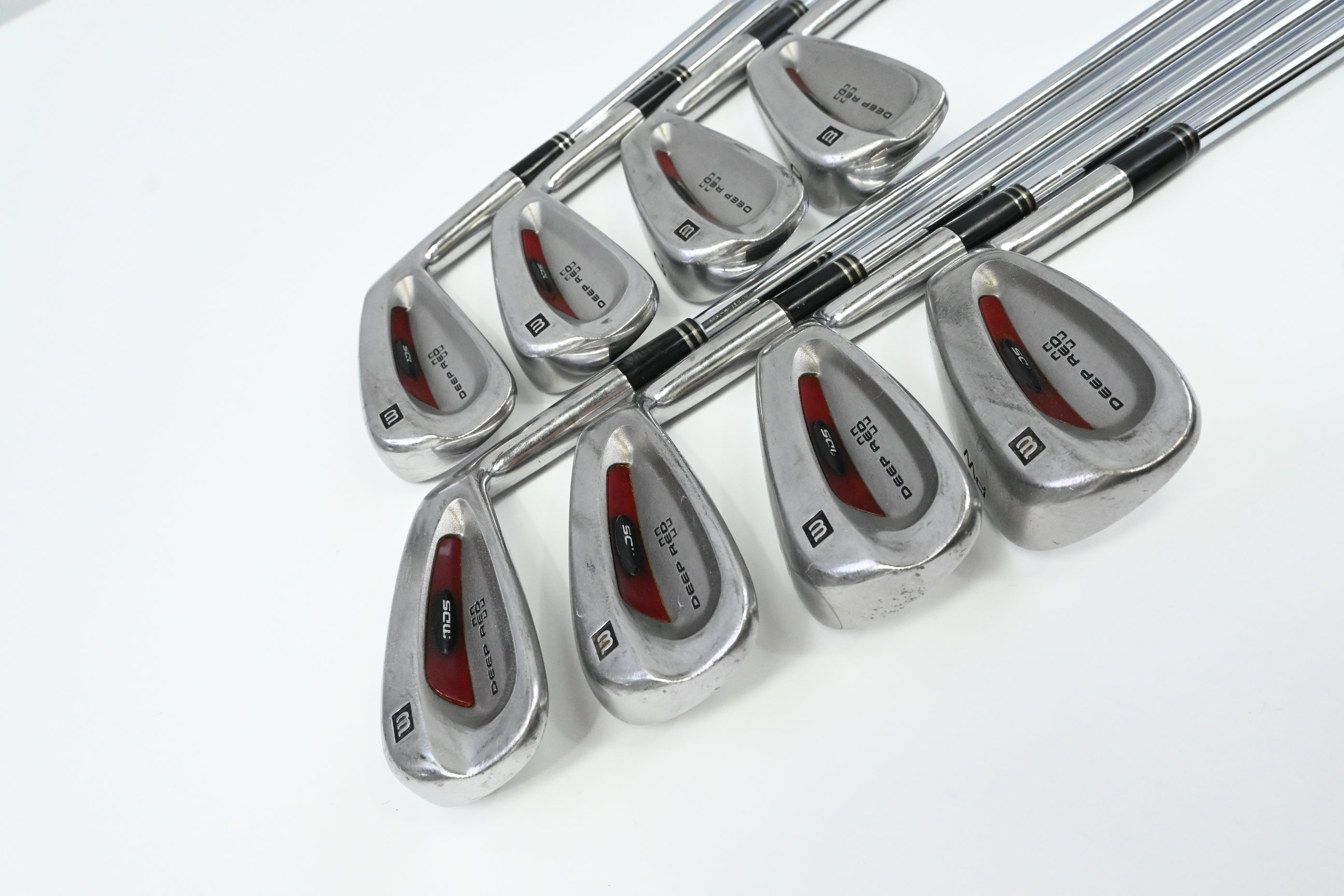Wilson Deep Red II Tour Irons / 3-PW / Stiff Flex Dynamic Gold 02H Shafts