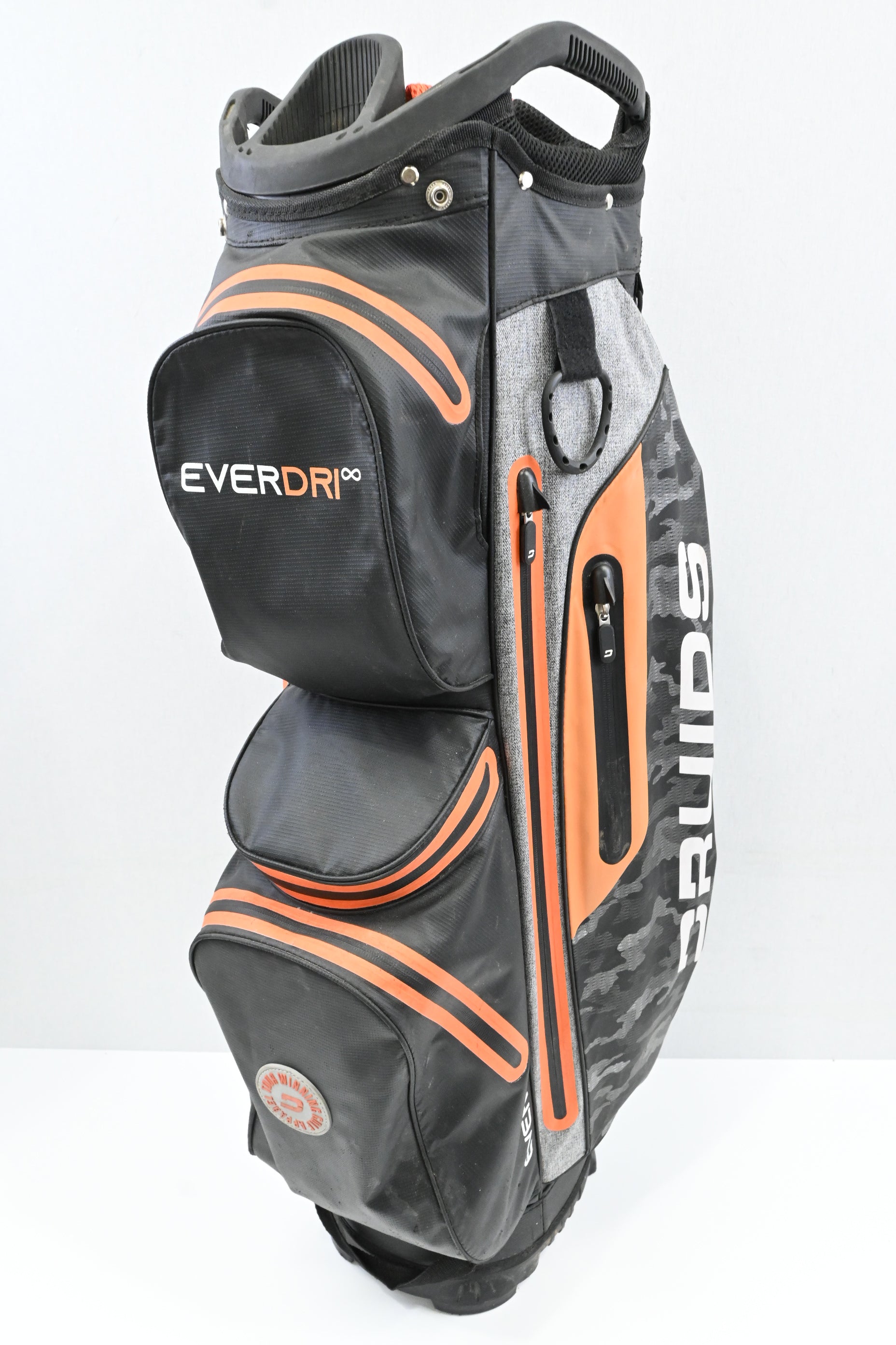 Druids EverDri Cart Bag / 14-Way / Black, Orange