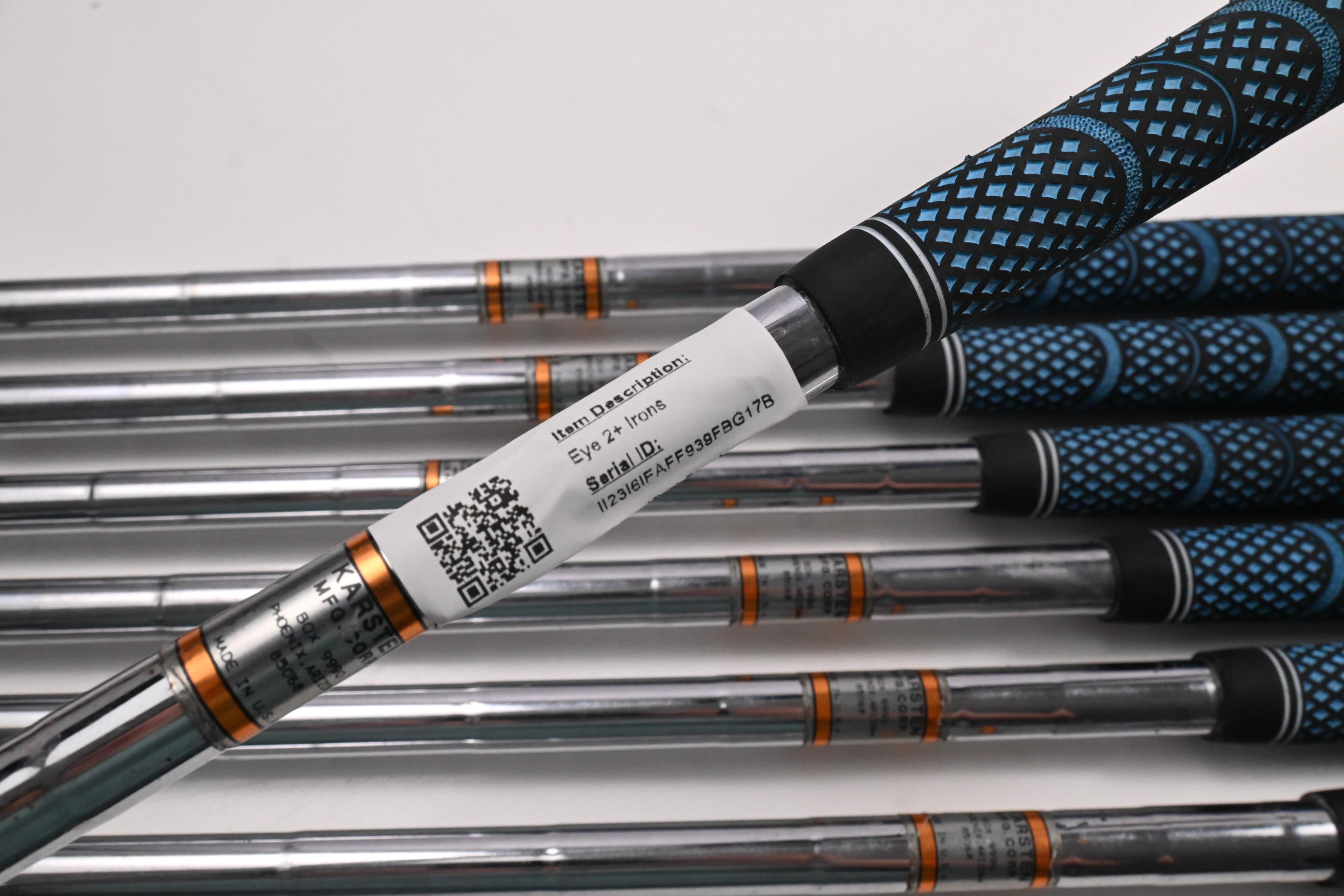 Ping Eye 2+ Irons / 3-9i / Orange Dot / Stiff Flex Ping KT Shafts
