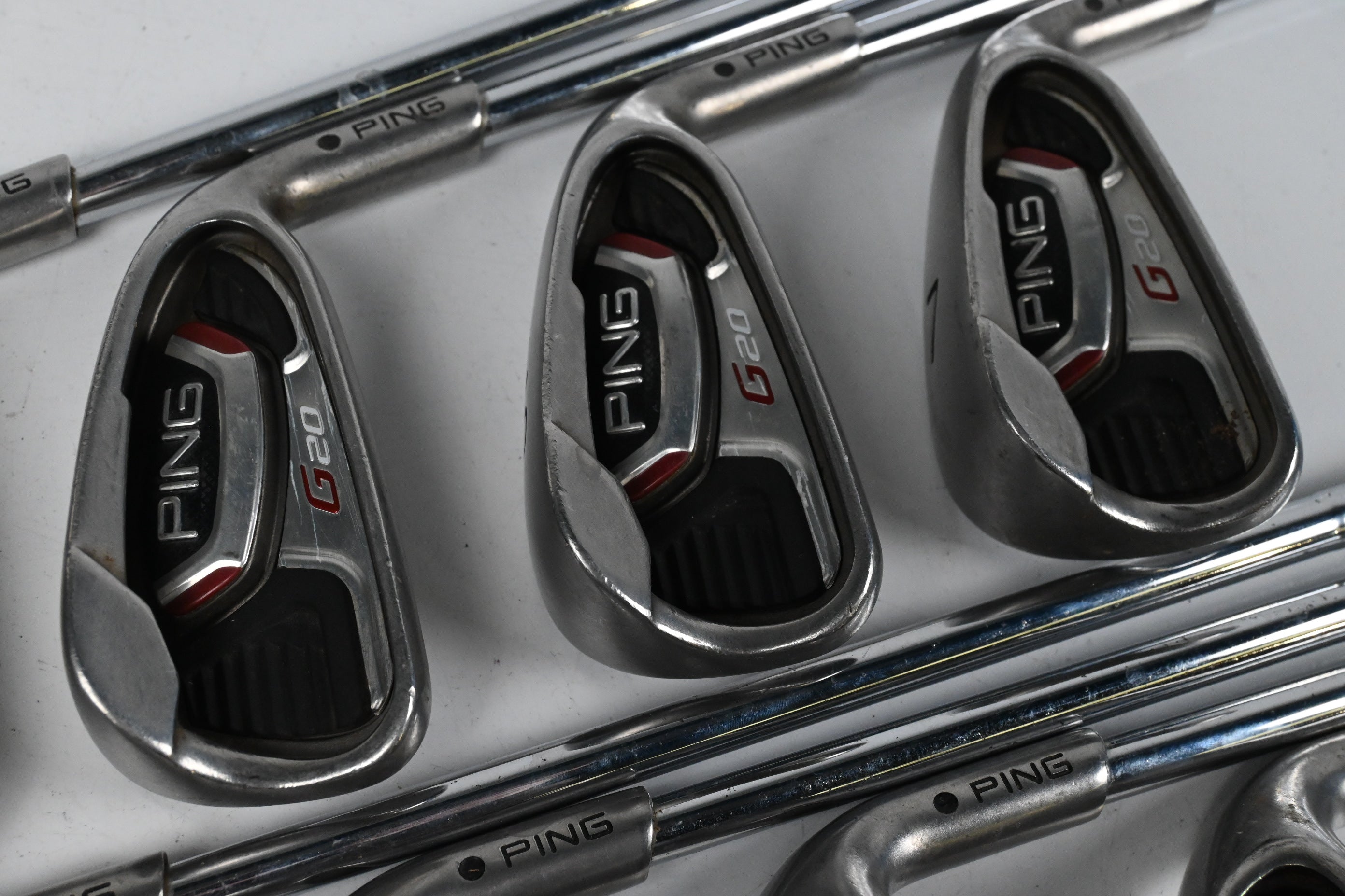 Ping G20 Irons / 4-PW / Regular Flex Ping CFS Steel Shaft