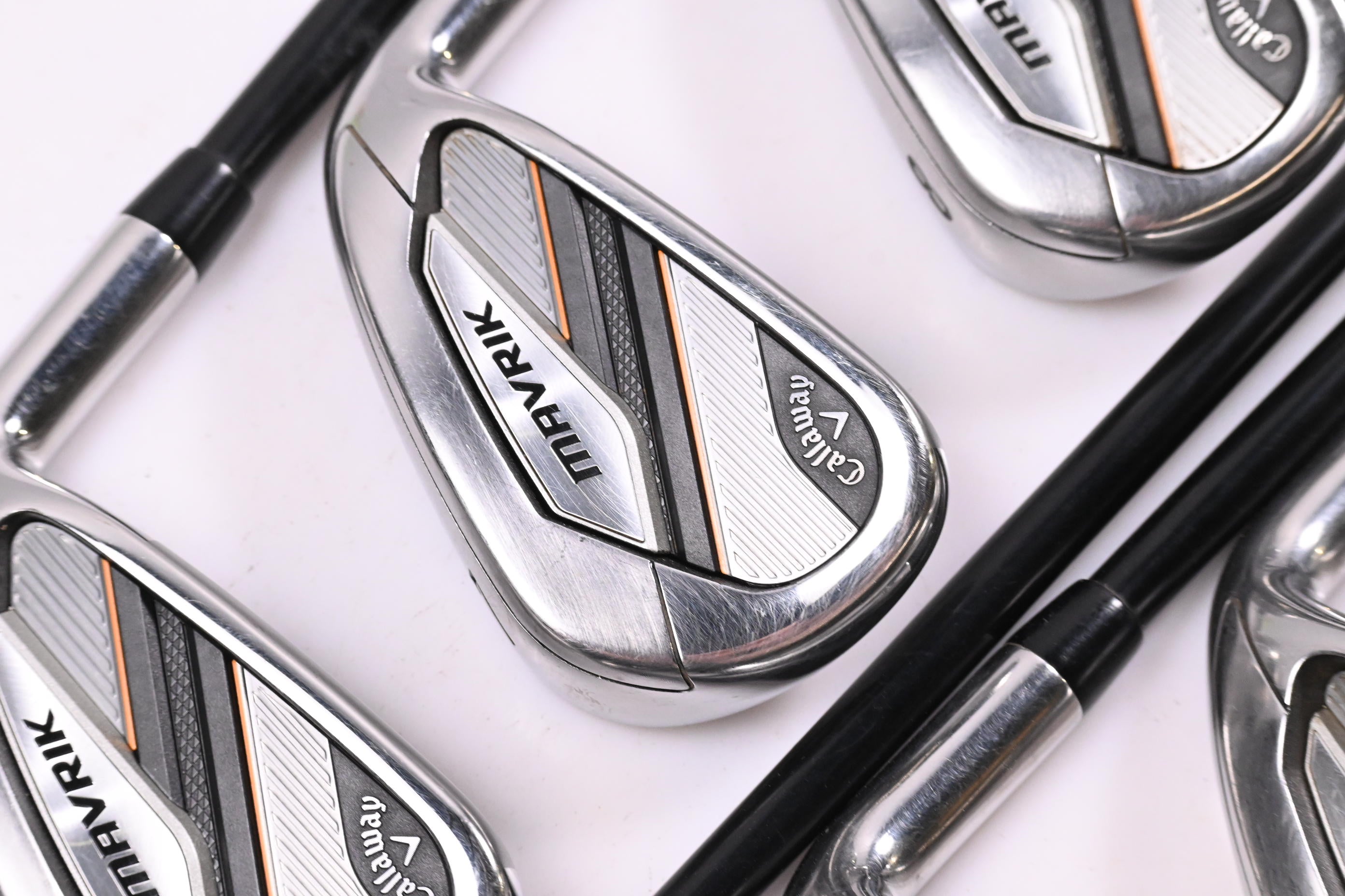 Callaway Mavrik Irons / 6-PW+GW+SW / Stiff Flex KBS TGI 90 Shafts