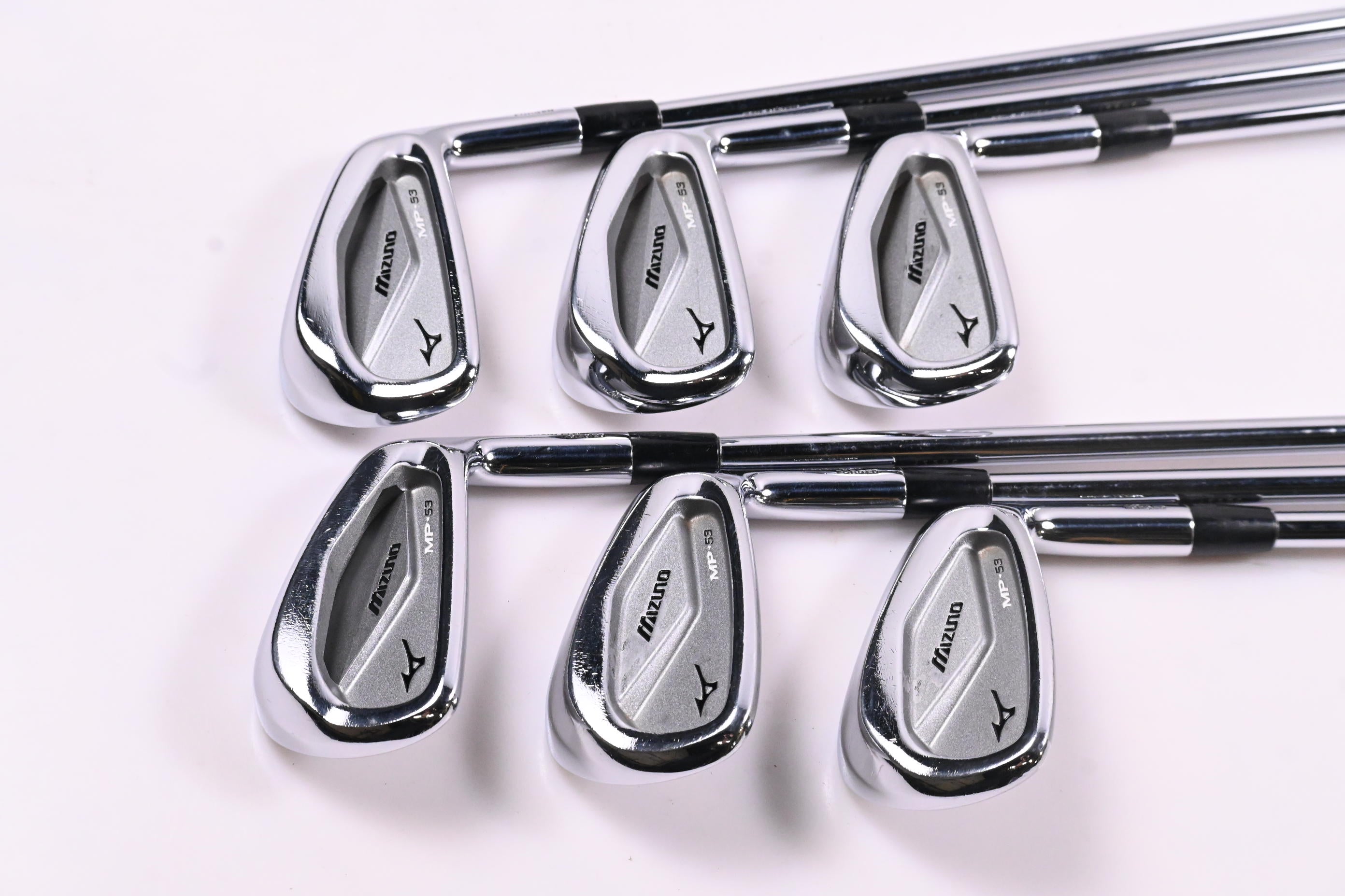 Mizuno MP-53 Irons / 4-9i / Regular Flex Dynalite Gold XP R300 Shafts