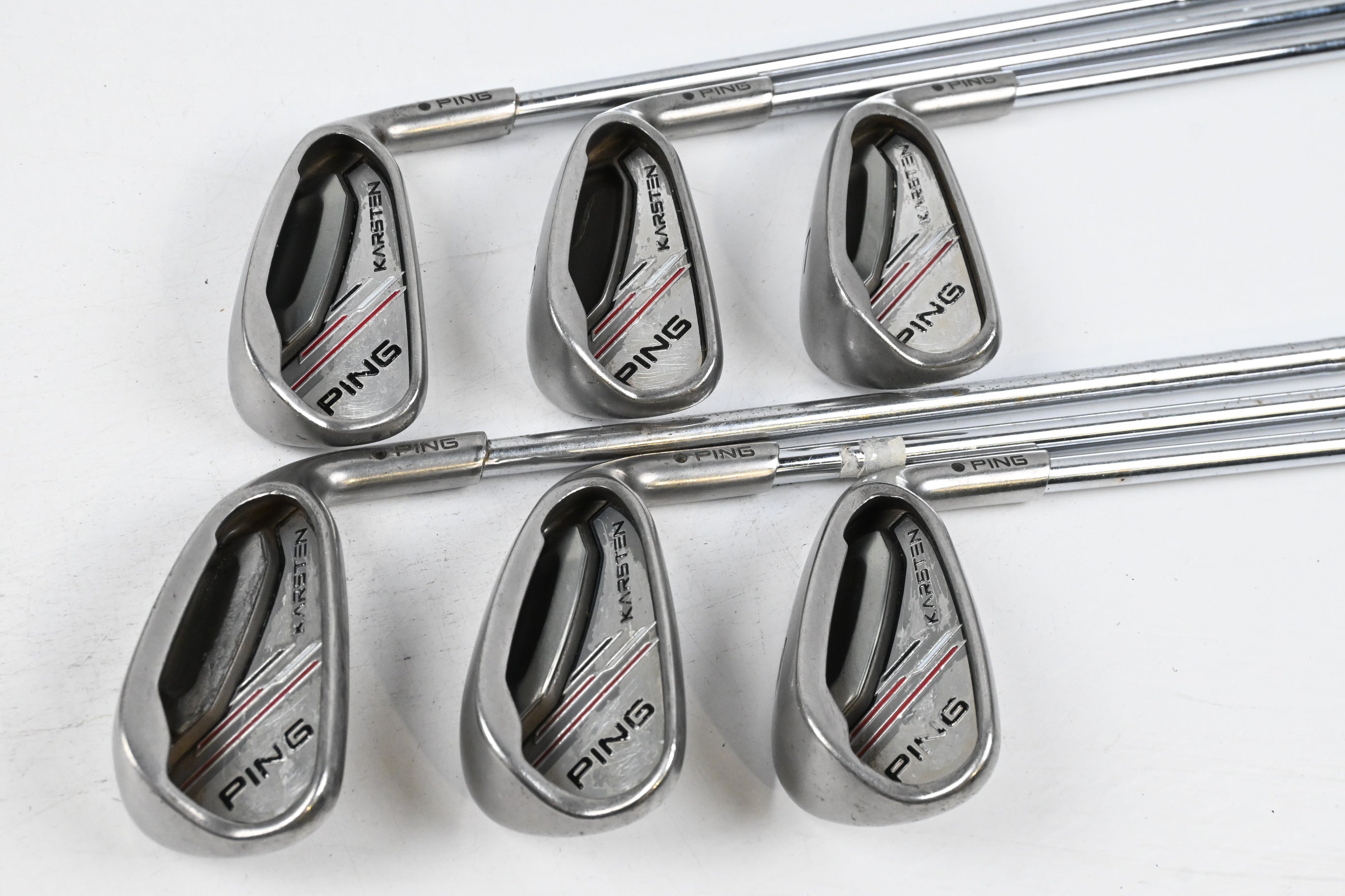 Ping Karsten 2014 Irons / 5-PW / Black Dot / Regular Flex Ping CFS Distance Shafts