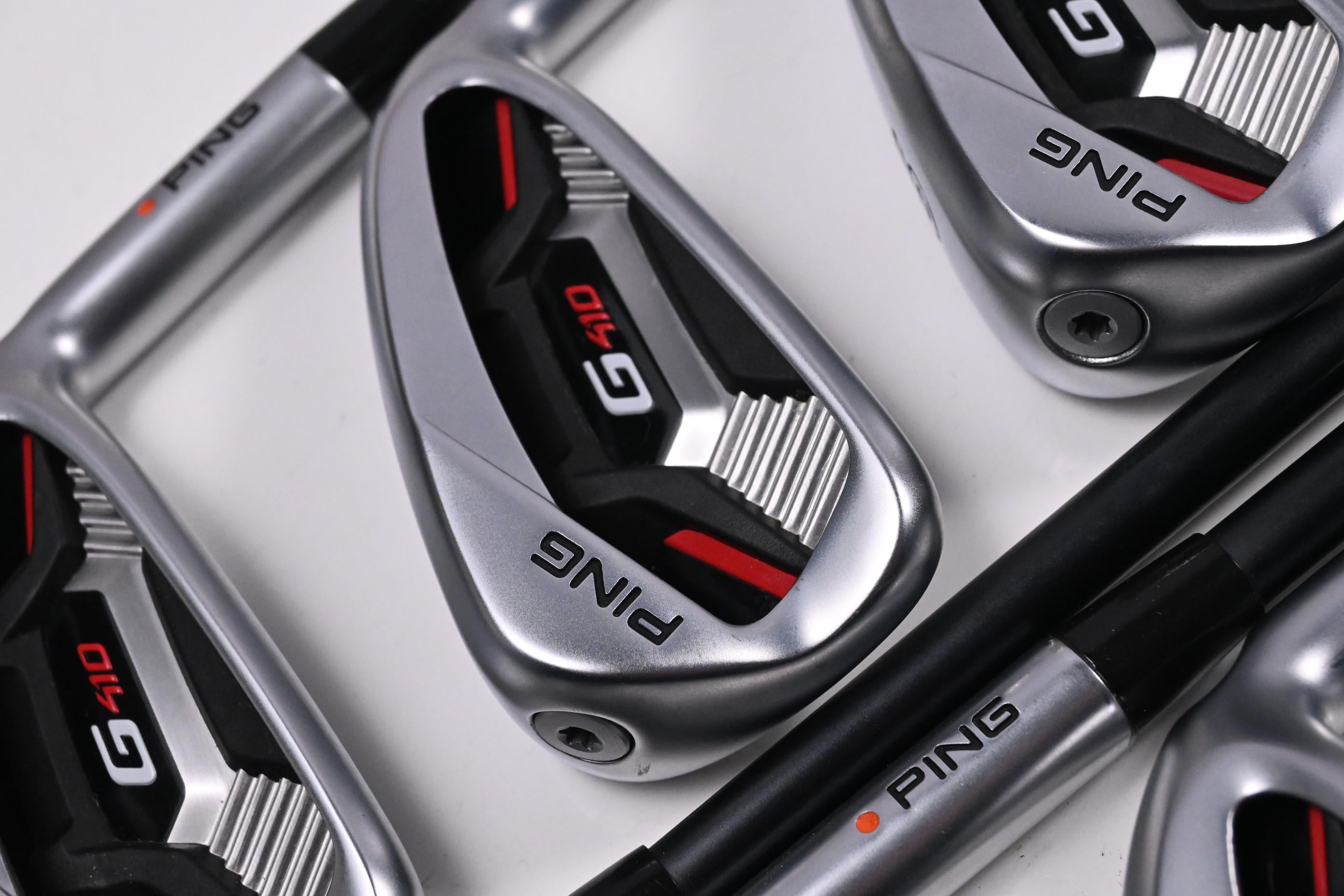 Ping G410 Irons / 4-PW / Orange Dot / Senior Flex Ping Alta CB Red Shafts