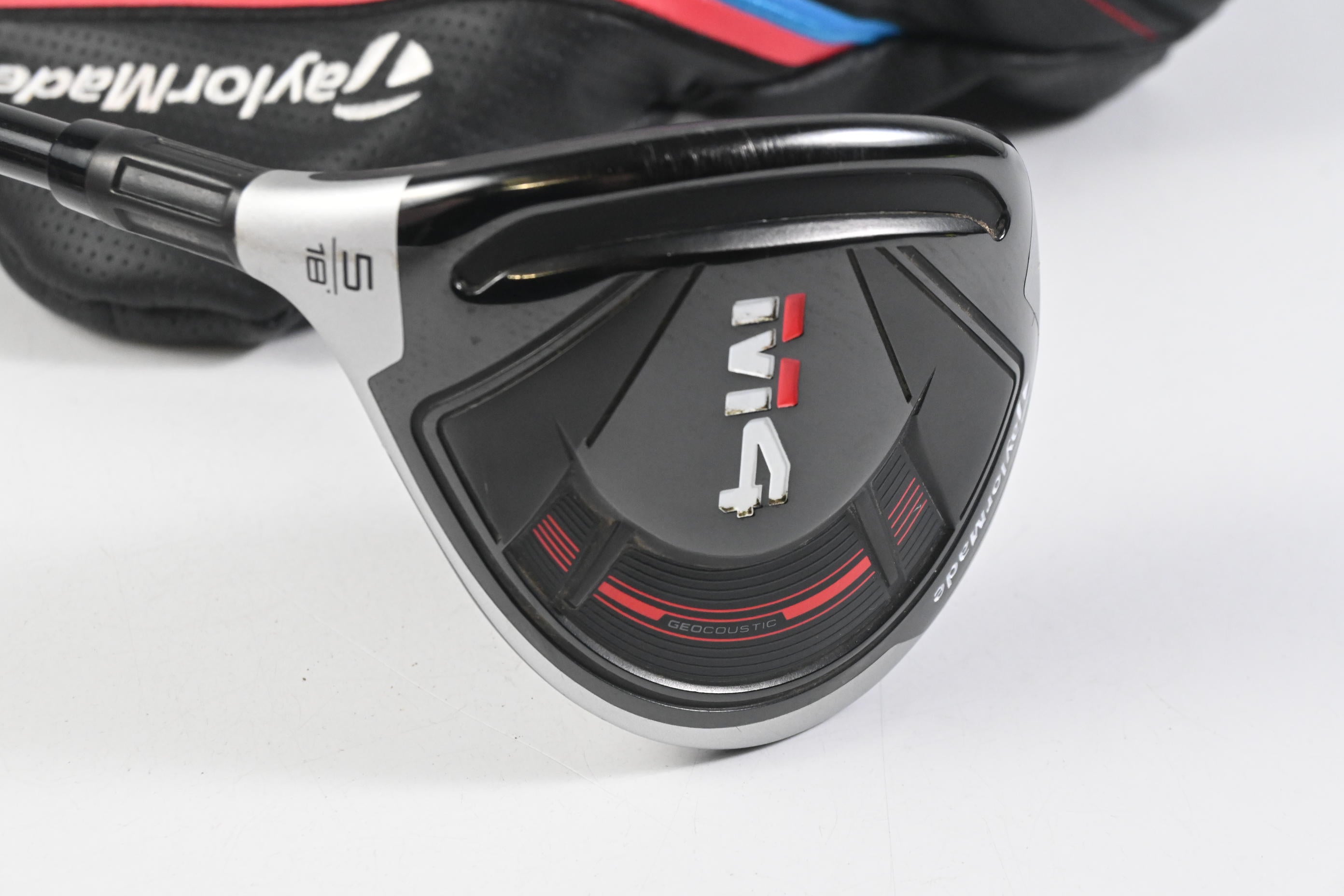 Left Hand Taylormade M4 #5 Wood / 18 Degree / Regular Flex Fujikura Atmos Red 5