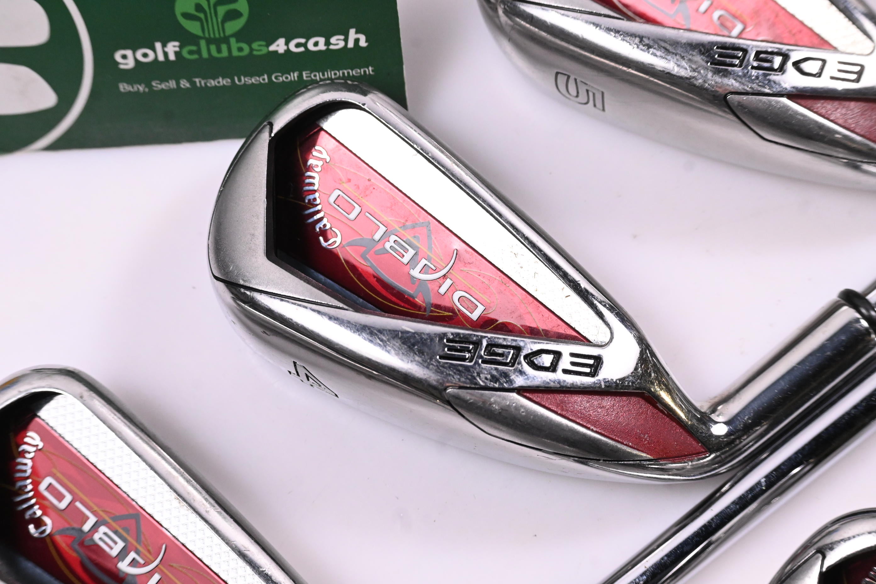 Left Hand Callaway Diablo Edge Irons / 3-PW / UniFlex Callaway Shafts