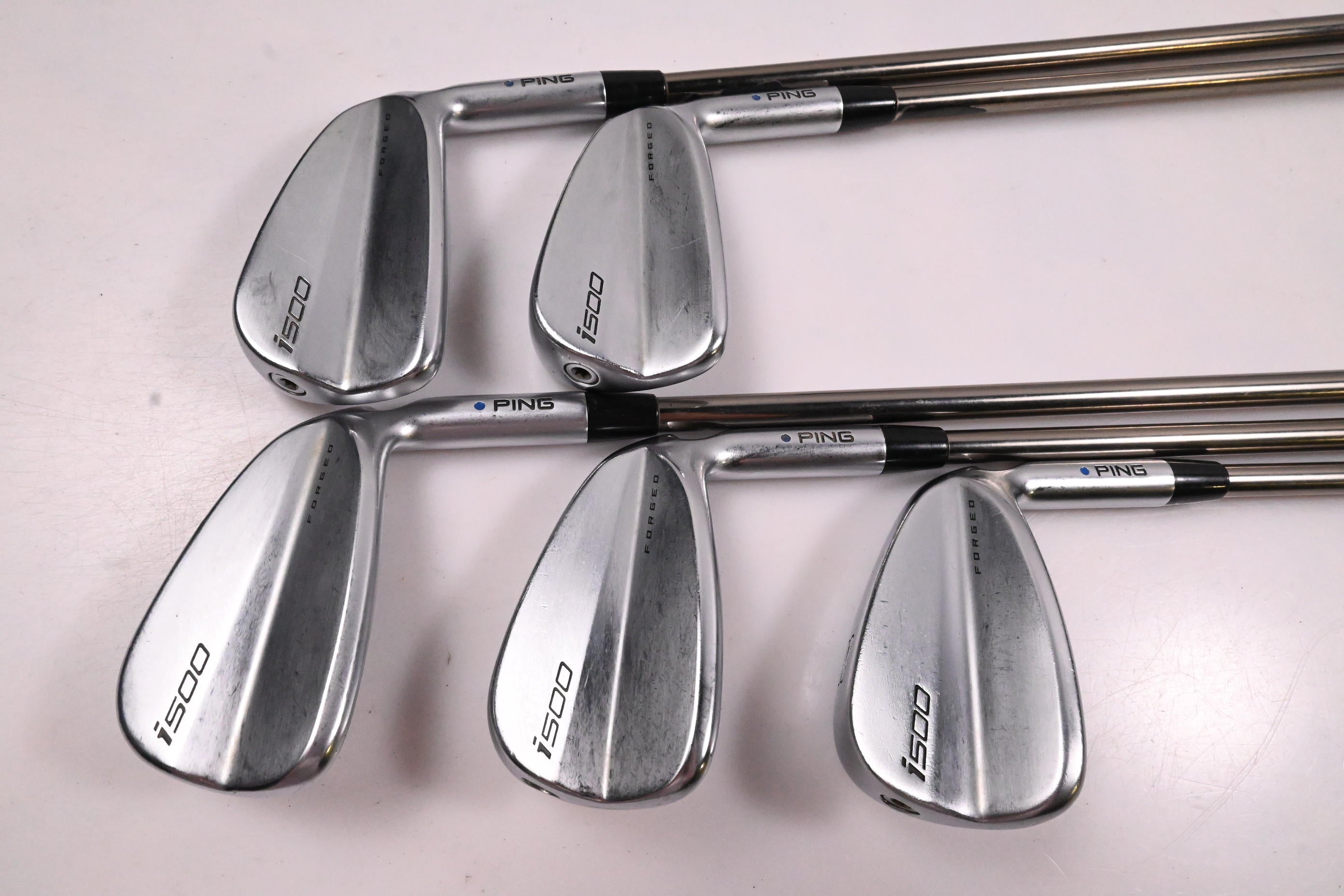 Ping i500 Irons / 6-PW / Blue Dot / Regular Flex UST Recoil ES780 Shafts