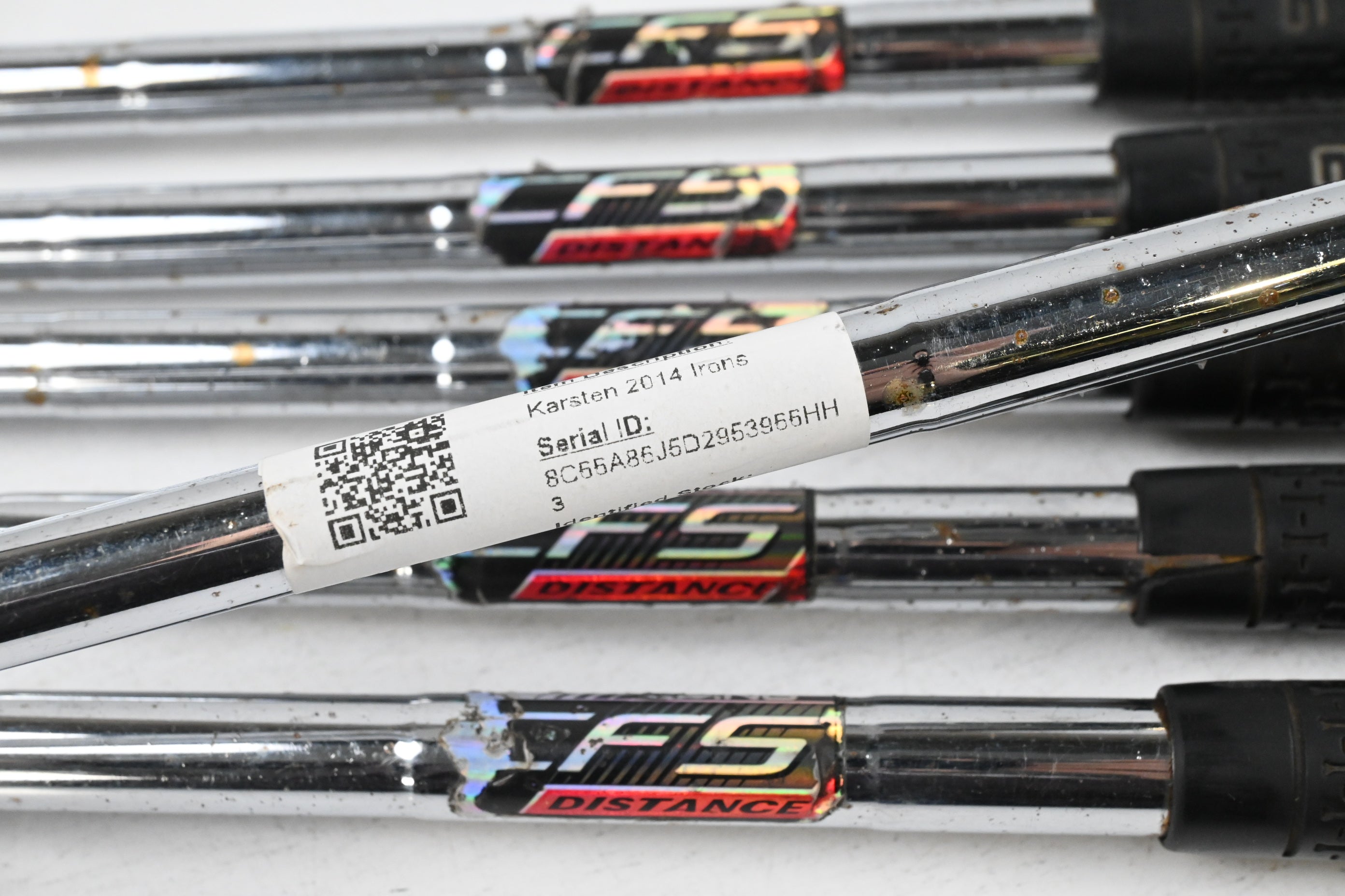 Ping Karsten 2014 Irons / 5-PW / Black Dot / Regular Flex Ping CFS Distance Shafts