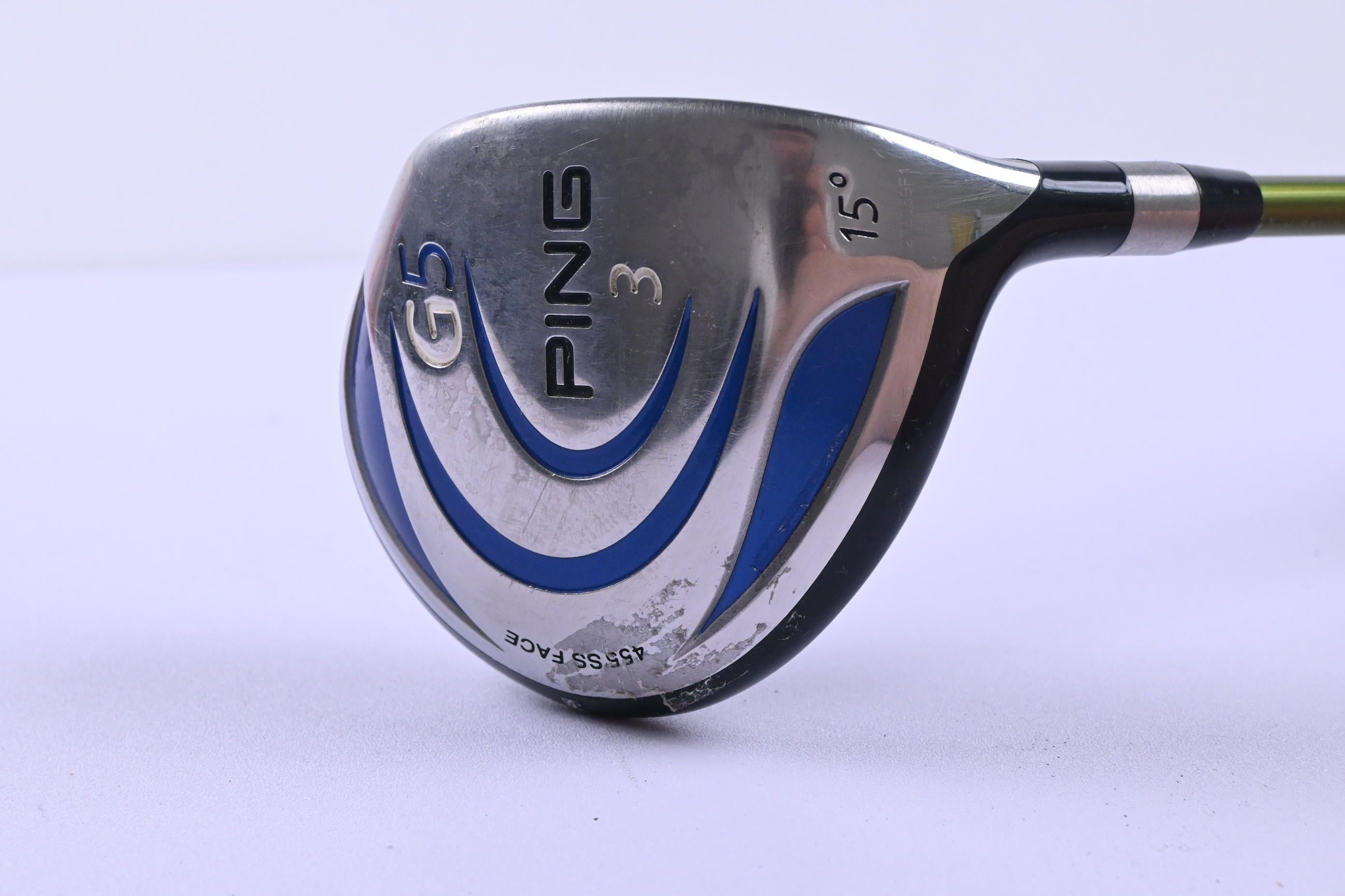 Ping G5 #3 Wood / 15 Degree / Stiff Flex Aldila NV Green 75 Shaft