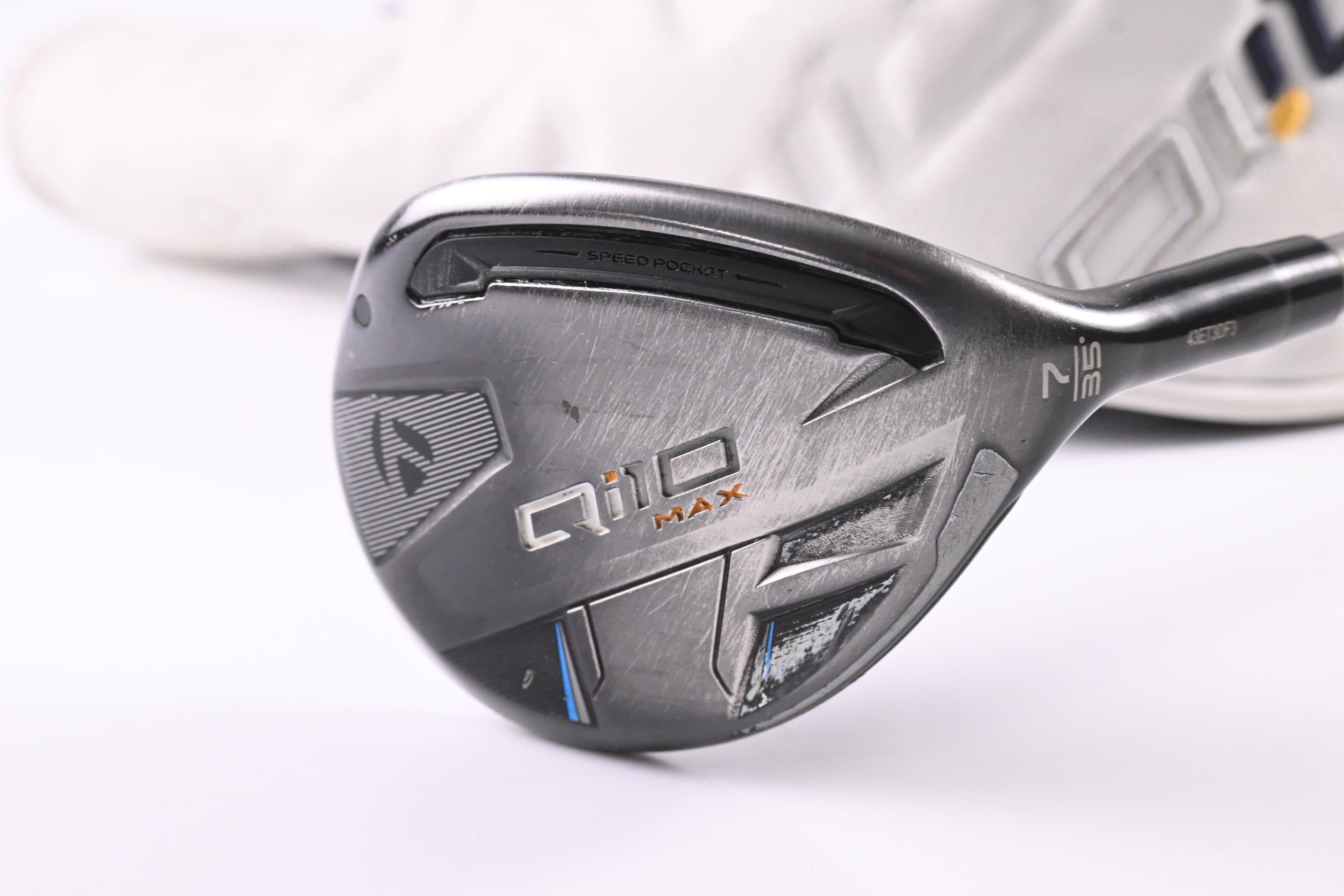 Taylormade Qi10 Max #7 Hybrid / 35 Degree / Senior Flex Fujikura Speeder NX TCS