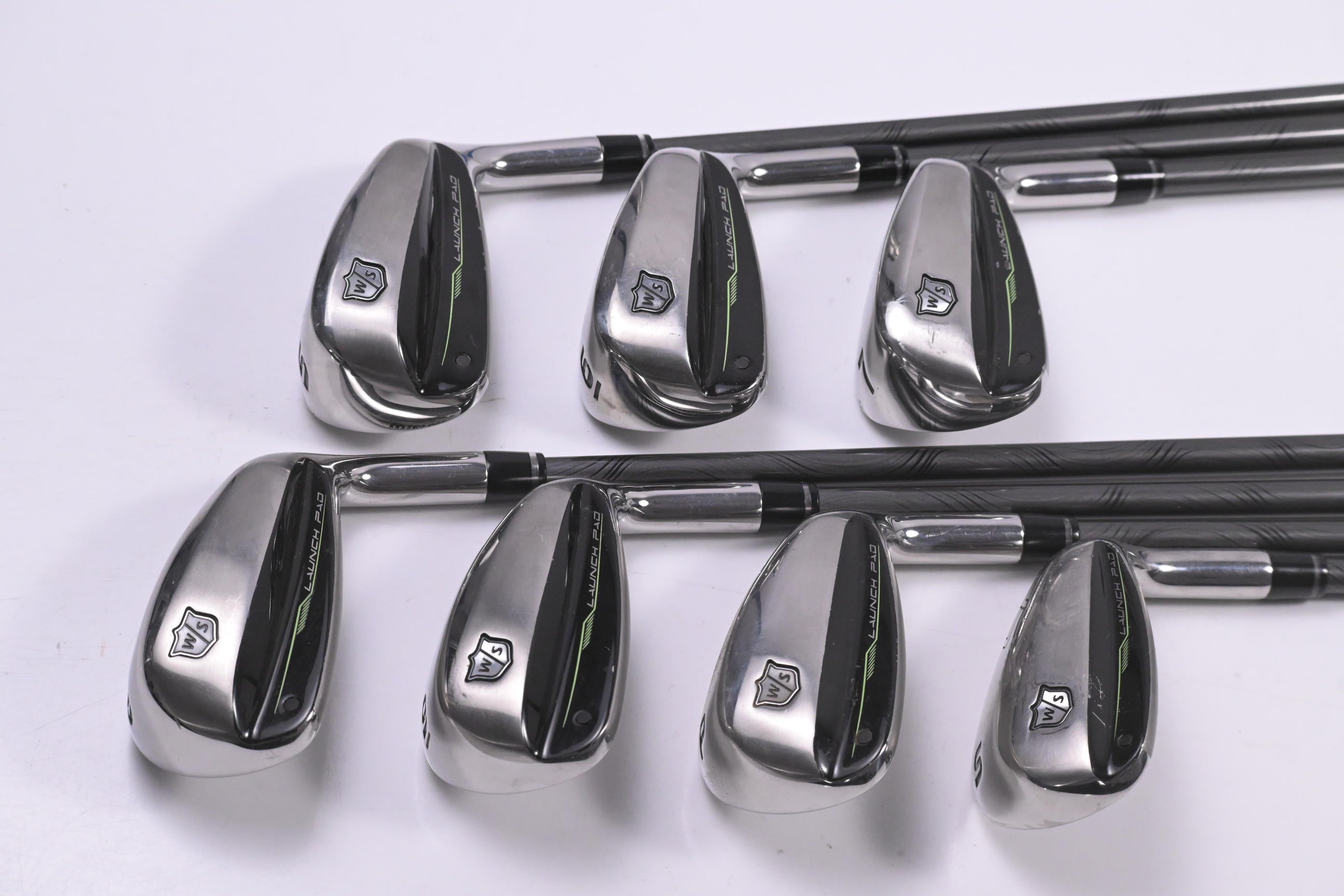 Wilson Launch Pad 2022 Irons / 5-PW+SW / Regular Flex EvenFlow 65 Shafts