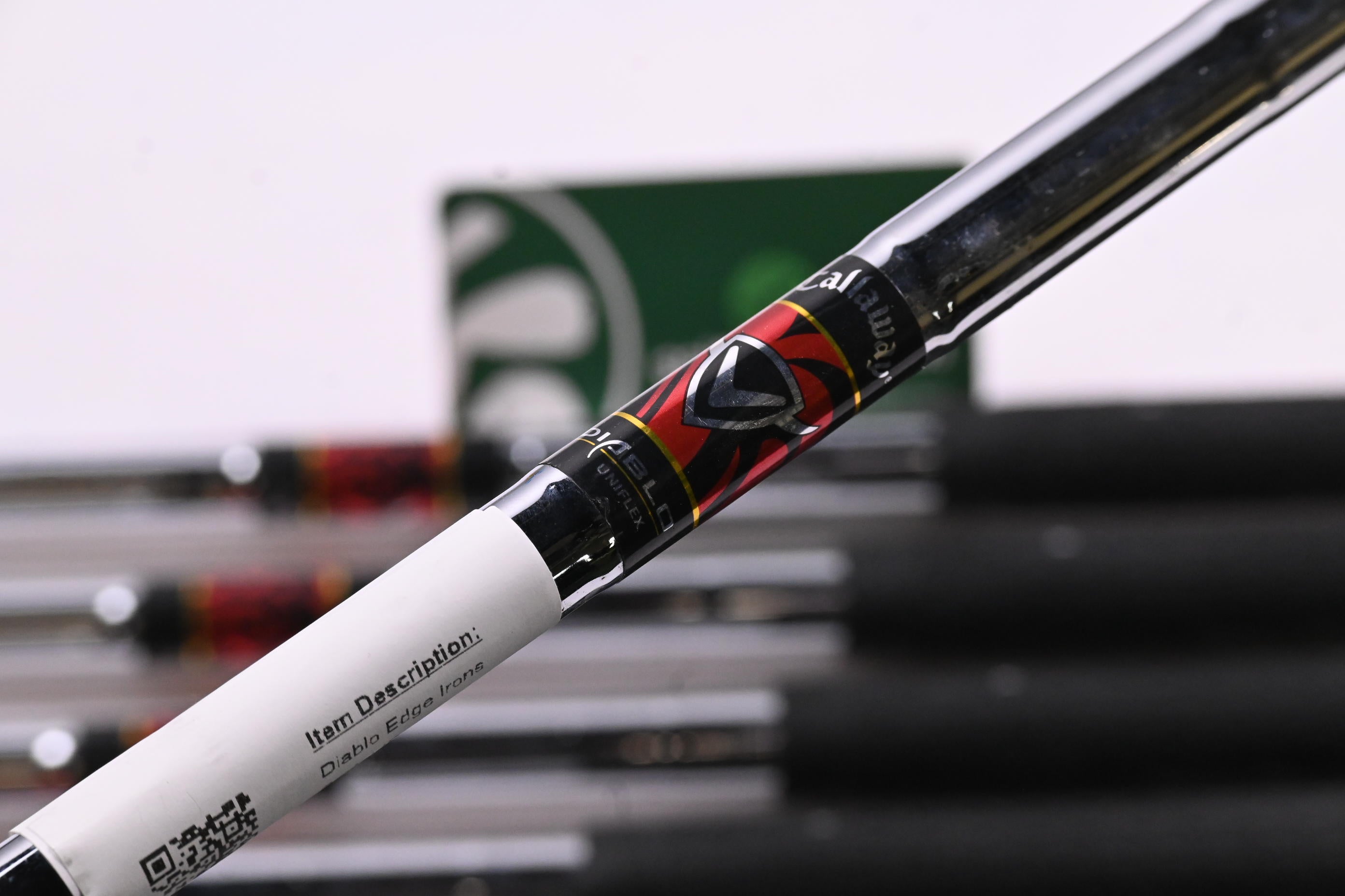 Left Hand Callaway Diablo Edge Irons / 3-PW / UniFlex Callaway Shafts