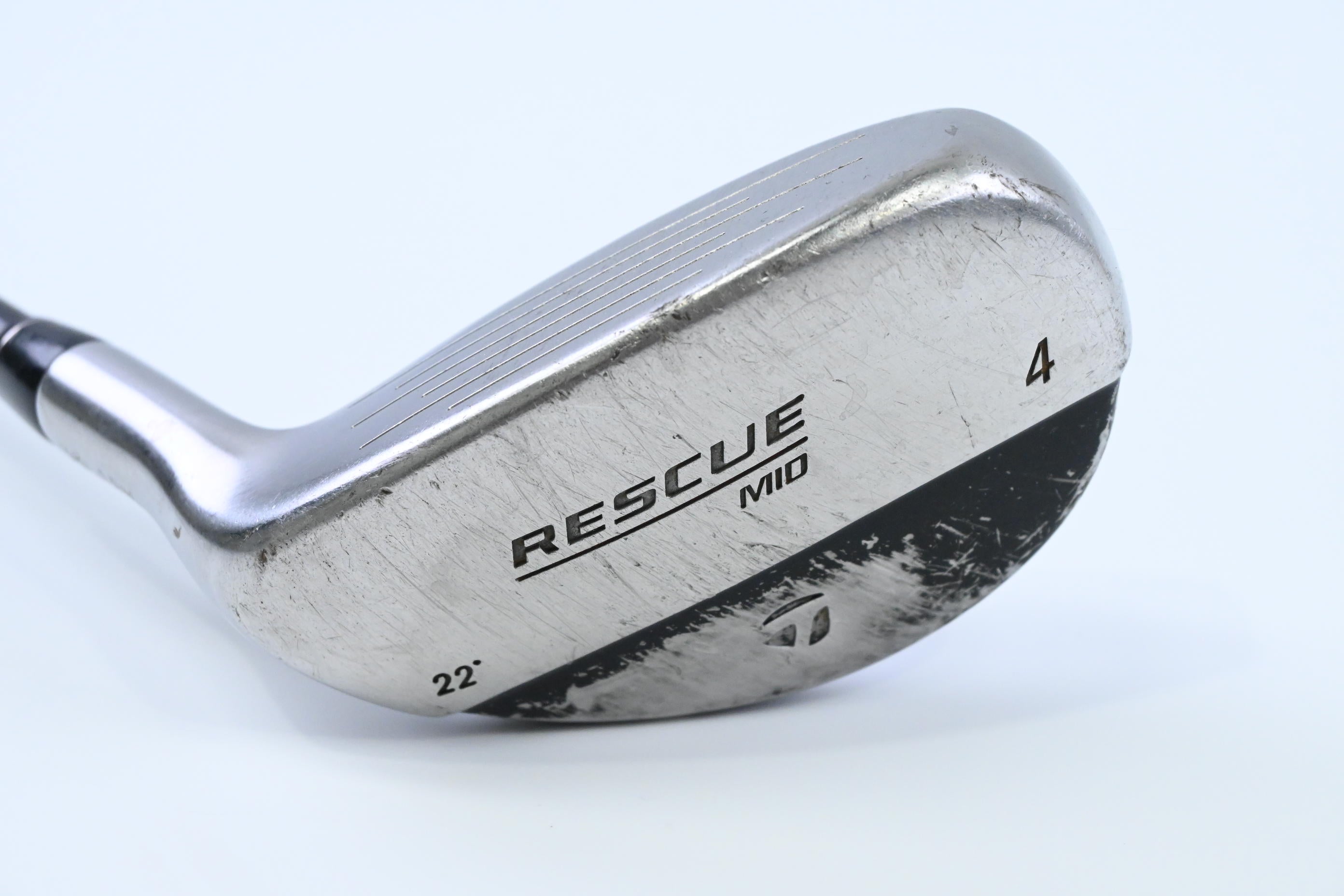 Left Hand Taylormade Rescue Mid #4 Hybrid / 22 Degree / Regular Flex Taylormade