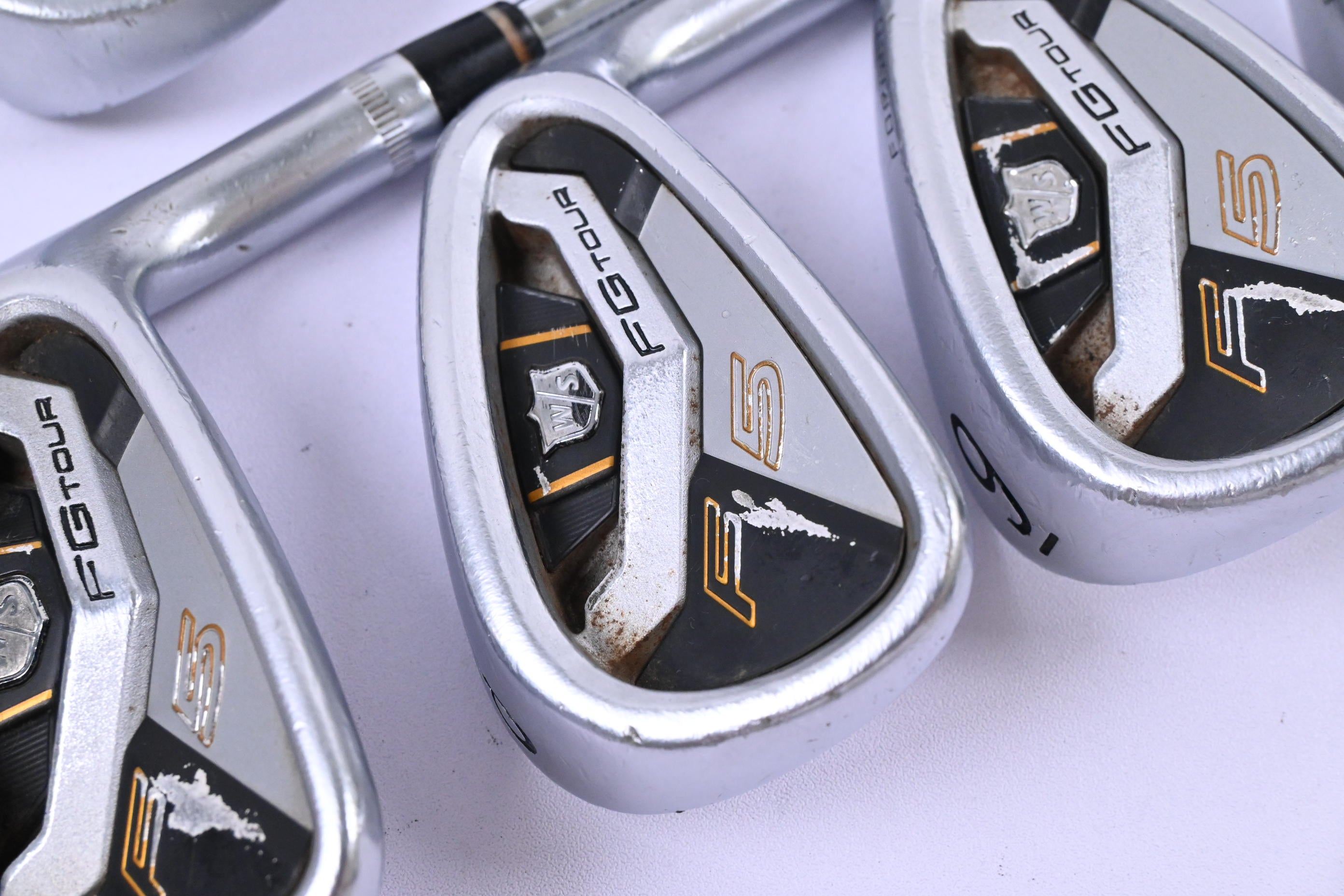 Wilson FG Tour F5 Irons / 4-PW / Stiff Flex Dynamic Gold S300 Shafts