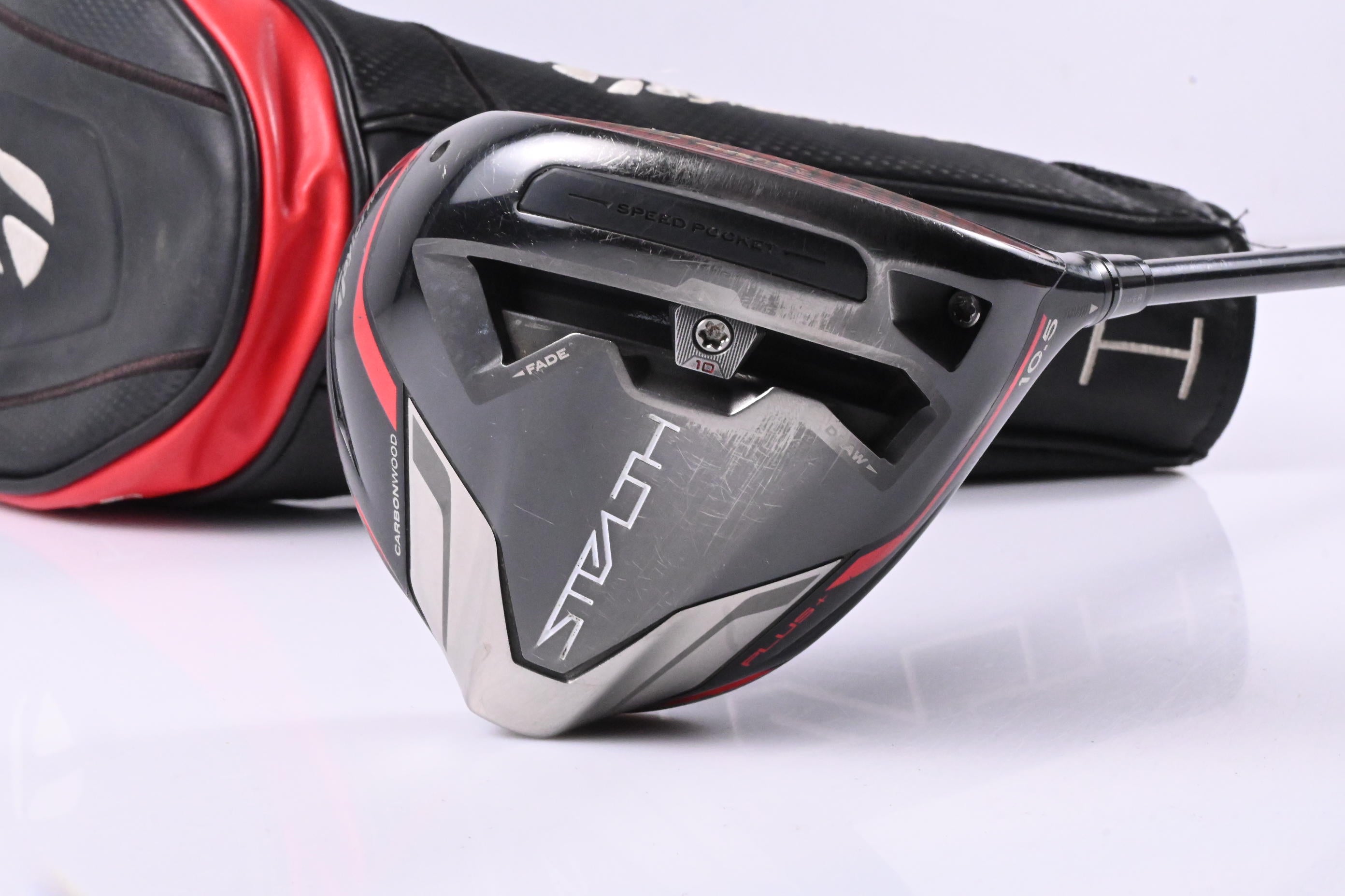 Taylormade Stealth Plus Driver / 10.5 Degree / Stiff Flex Hzrdus Smoke Red RDX