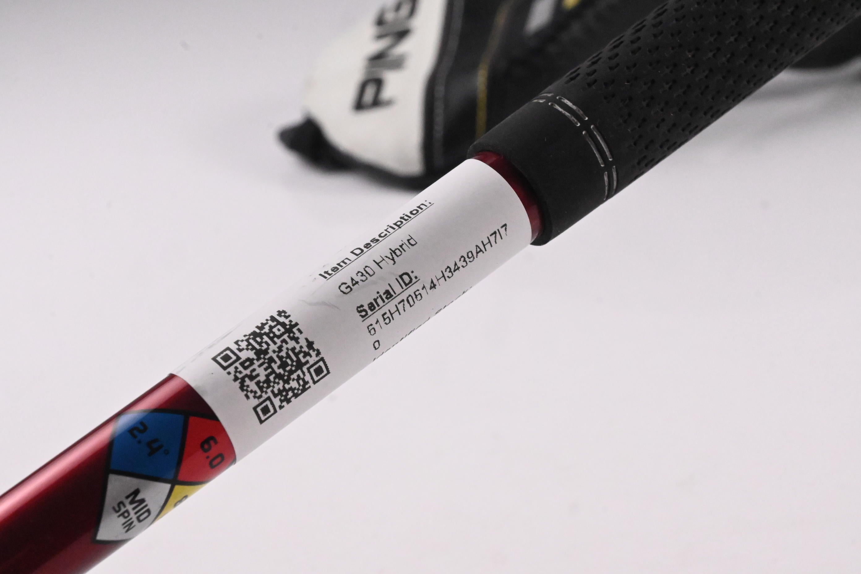 Left Hand Ping G430 #3 Hybrid / 19 Degree / Stiff Flex HZRDUS Smoke RDX Red 80
